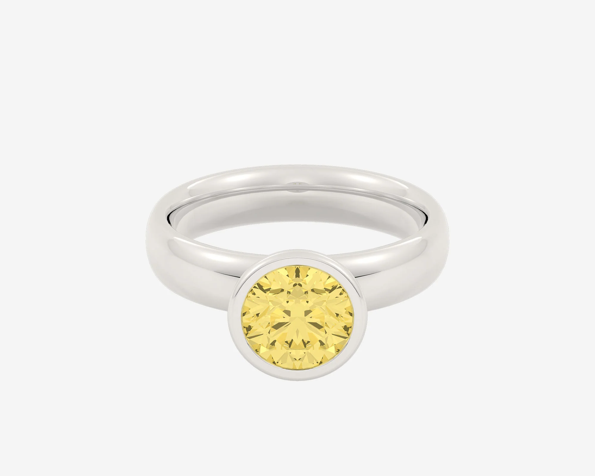 The Gem Bezel Solitaire — Round - Image 8