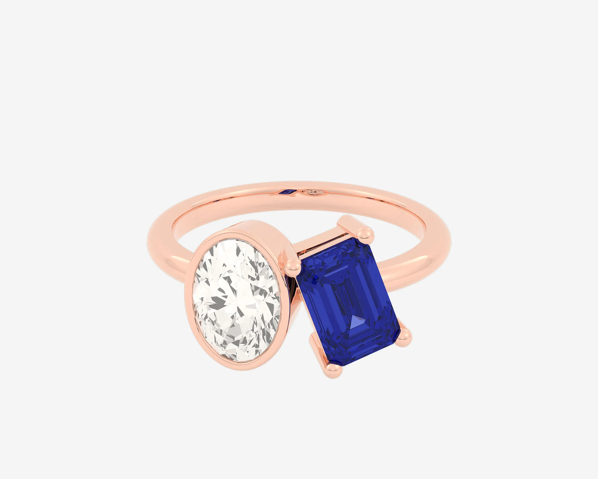 The Gem Bezel Toi et Moi — Oval/Emerald - Image 3