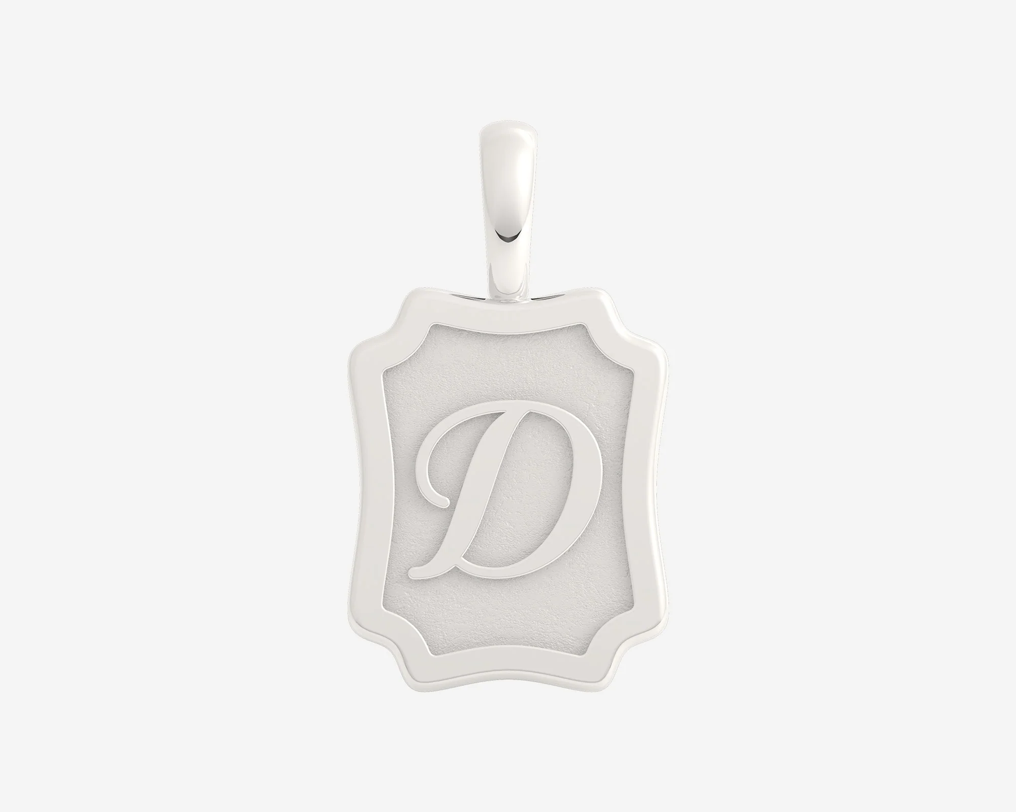 The Large Portrait Initial Pendant - Image 10