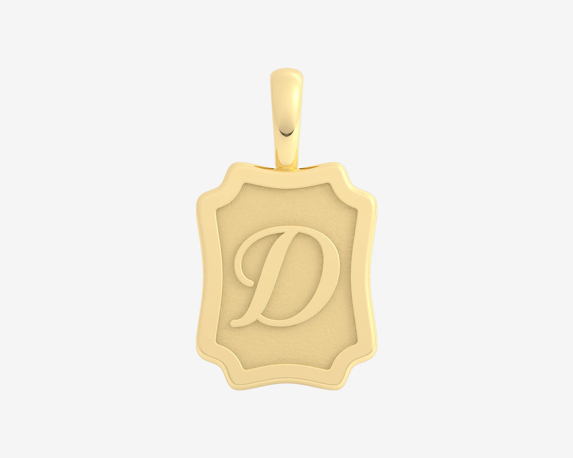 The Large Portrait Initial Pendant - Image 11