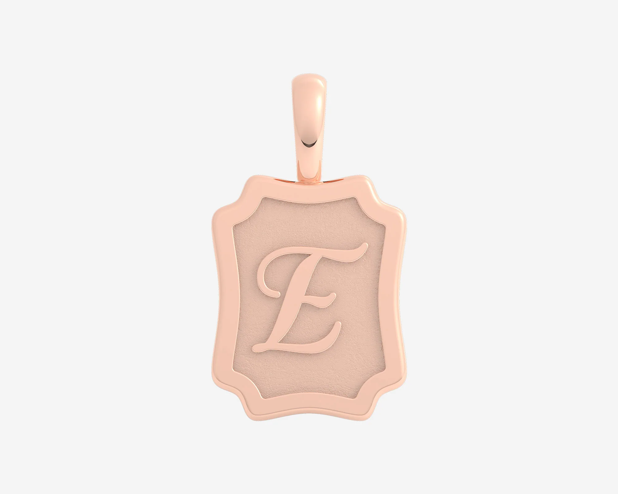 The Large Portrait Initial Pendant - Image 12