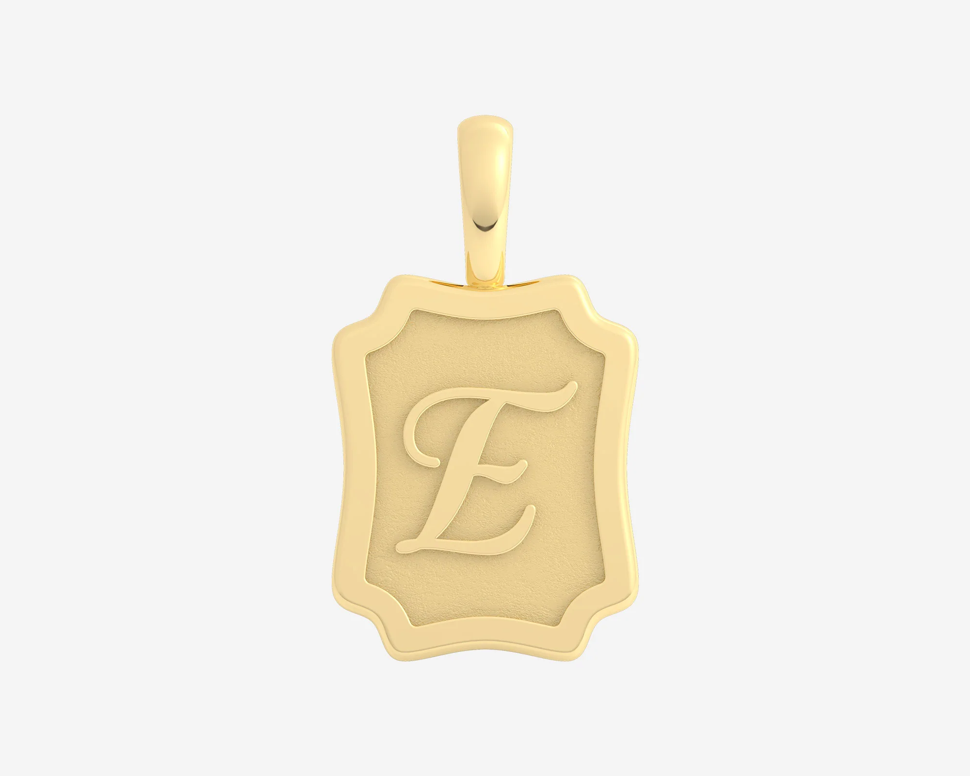 The Large Portrait Initial Pendant - Image 14