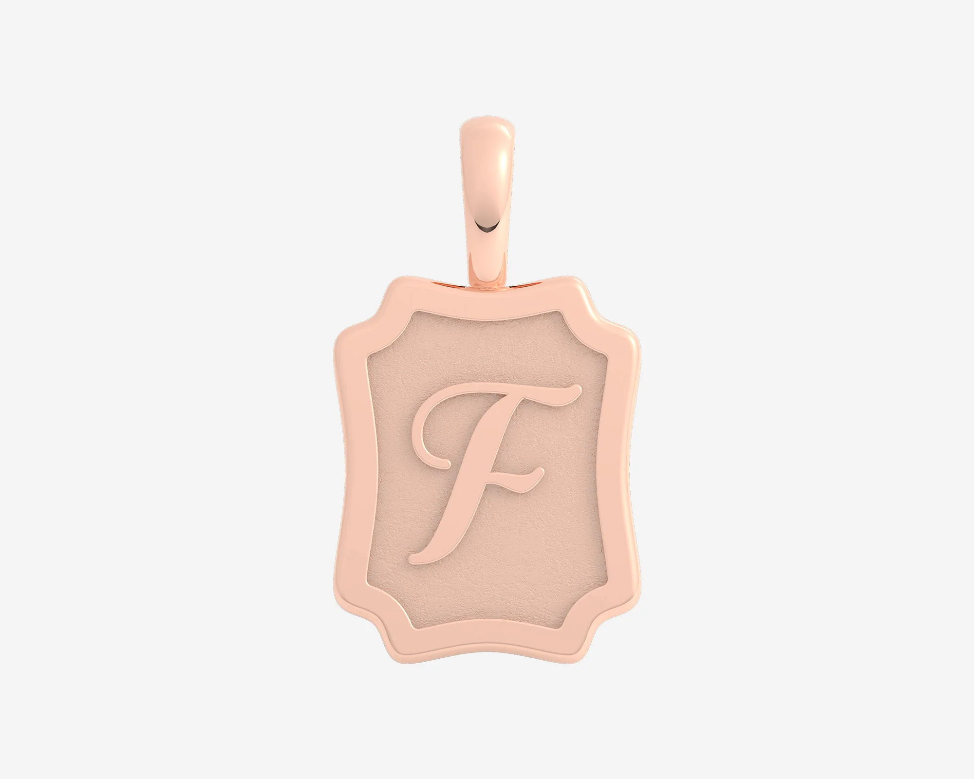 The Large Portrait Initial Pendant - Image 15