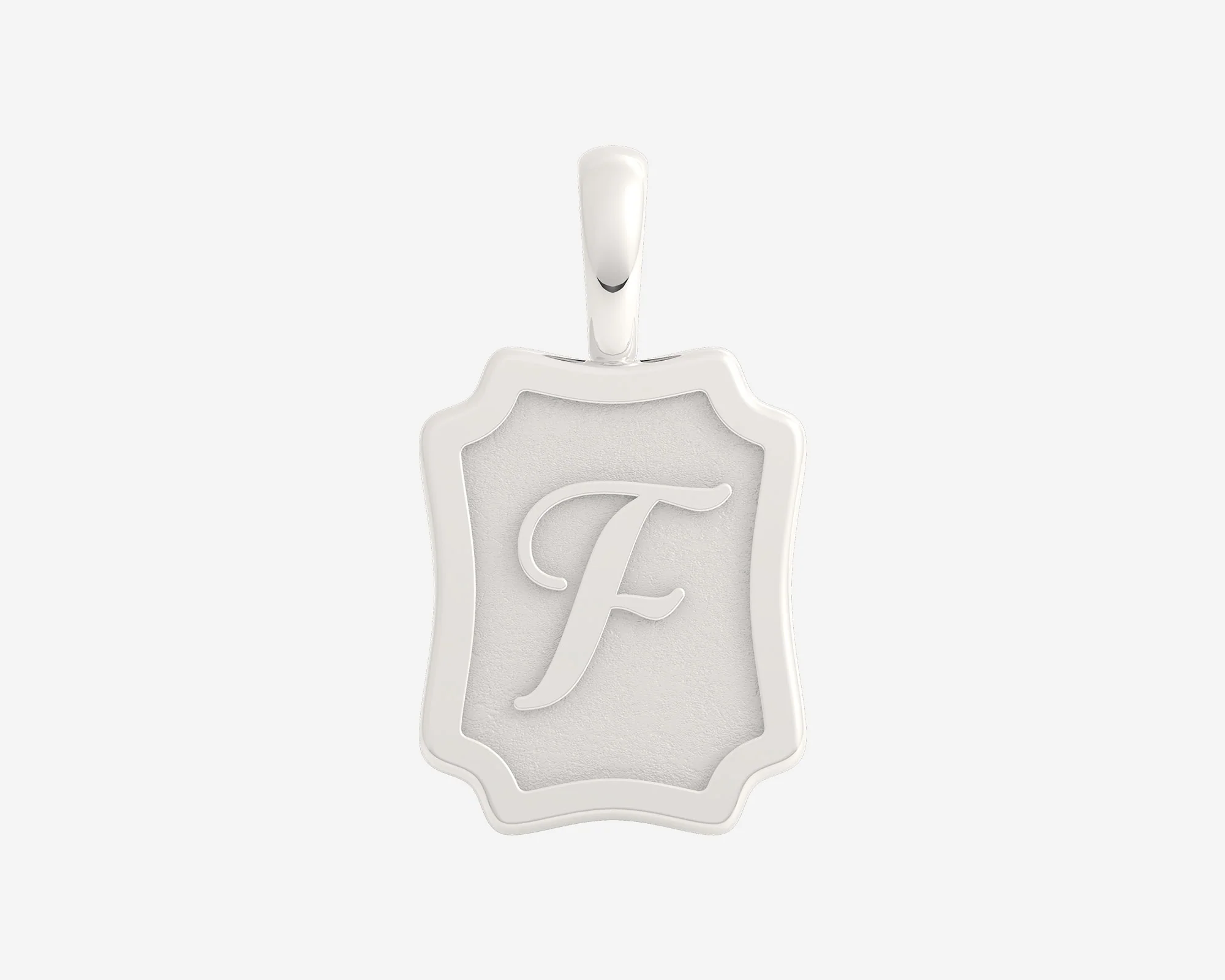 The Large Portrait Initial Pendant - Image 16