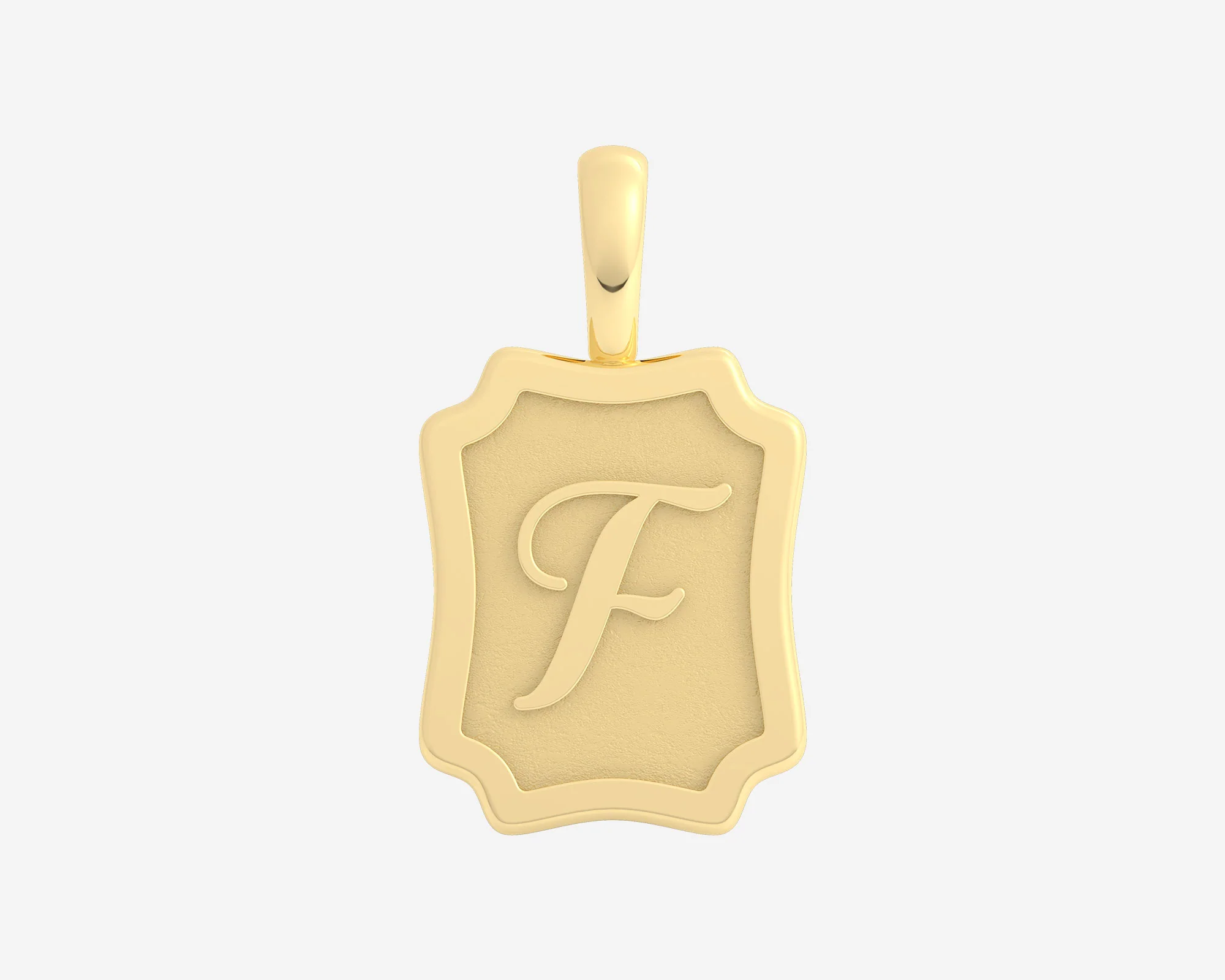 The Large Portrait Initial Pendant - Image 17