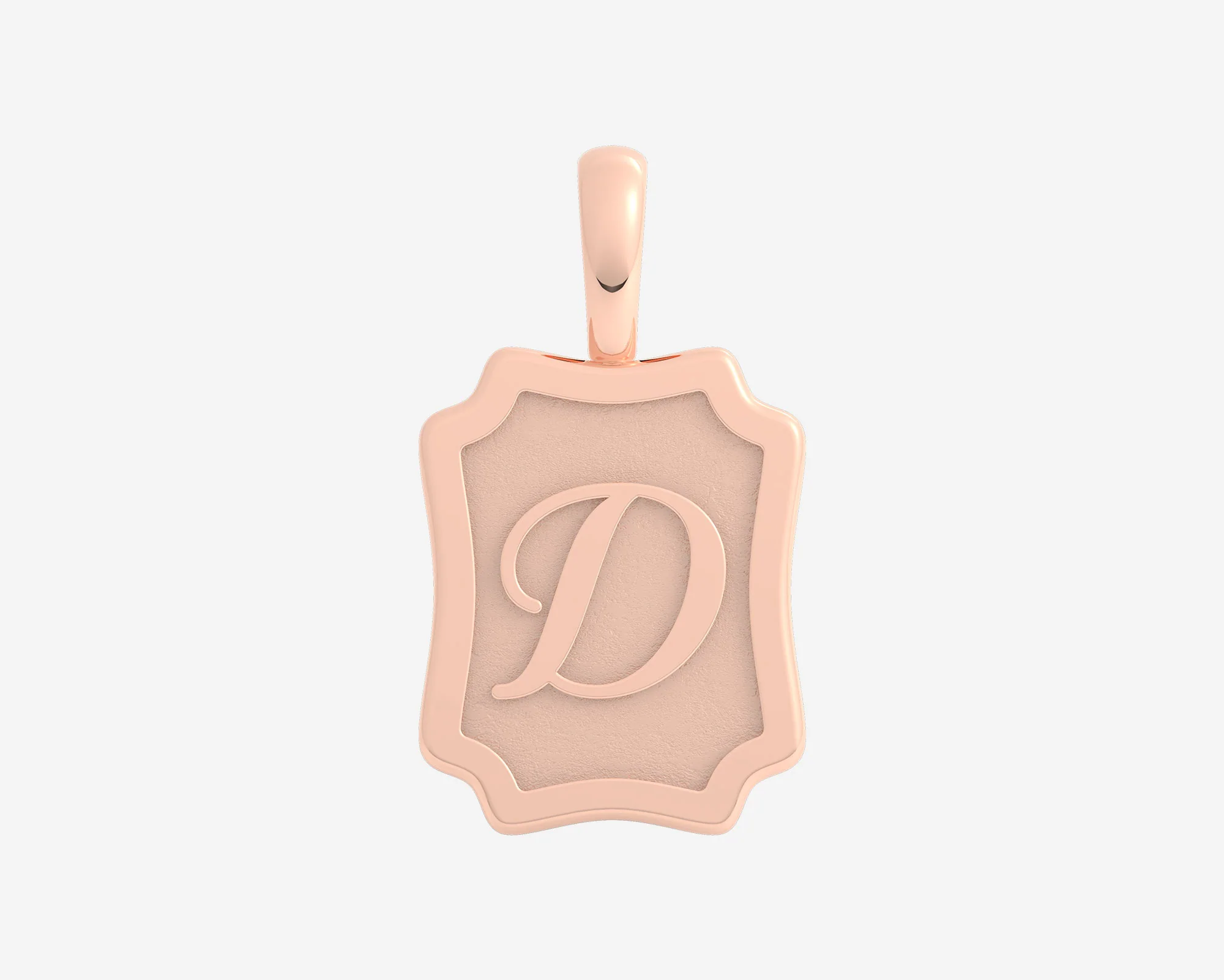 The Large Portrait Initial Pendant - Image 18