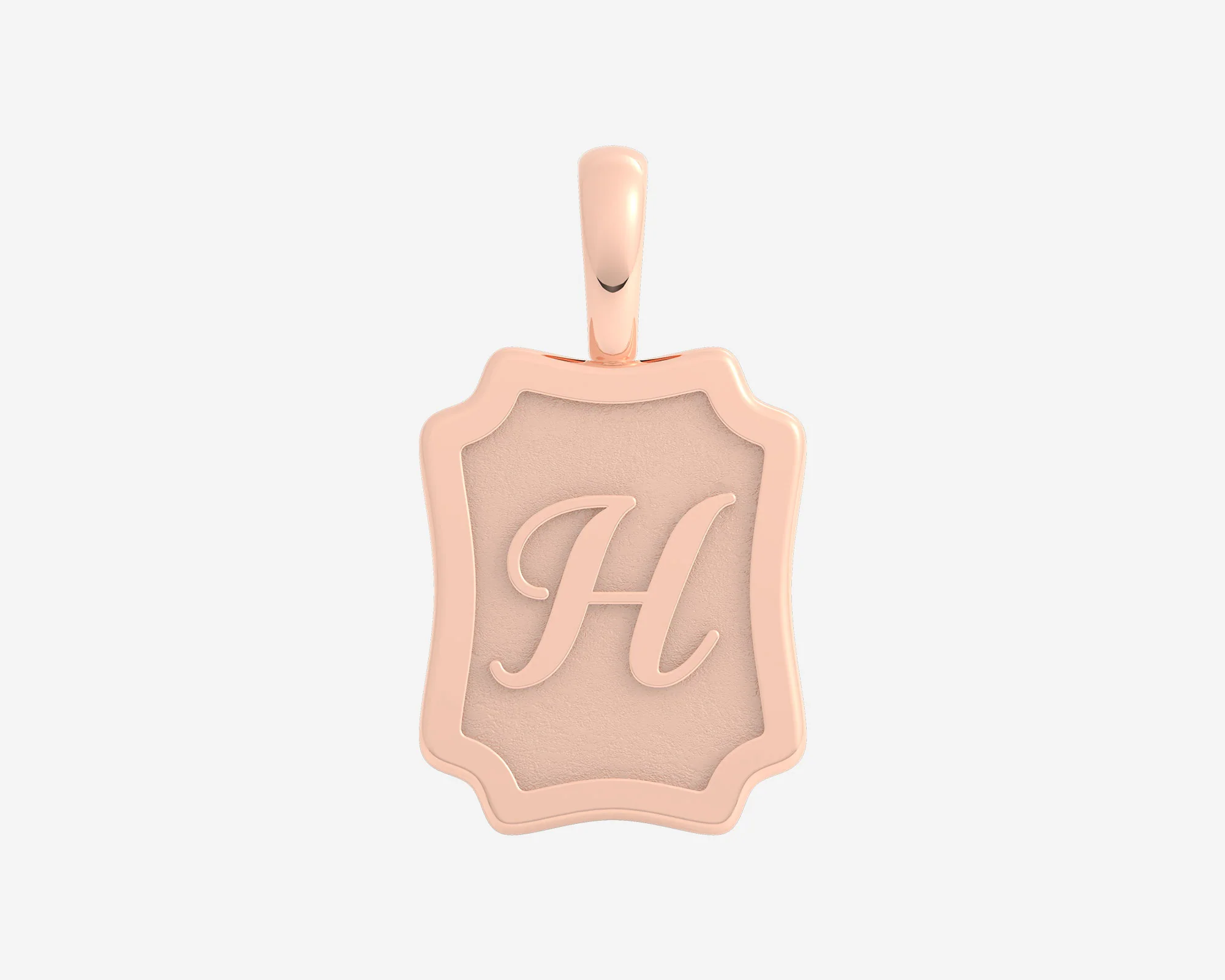 The Large Portrait Initial Pendant - Image 19