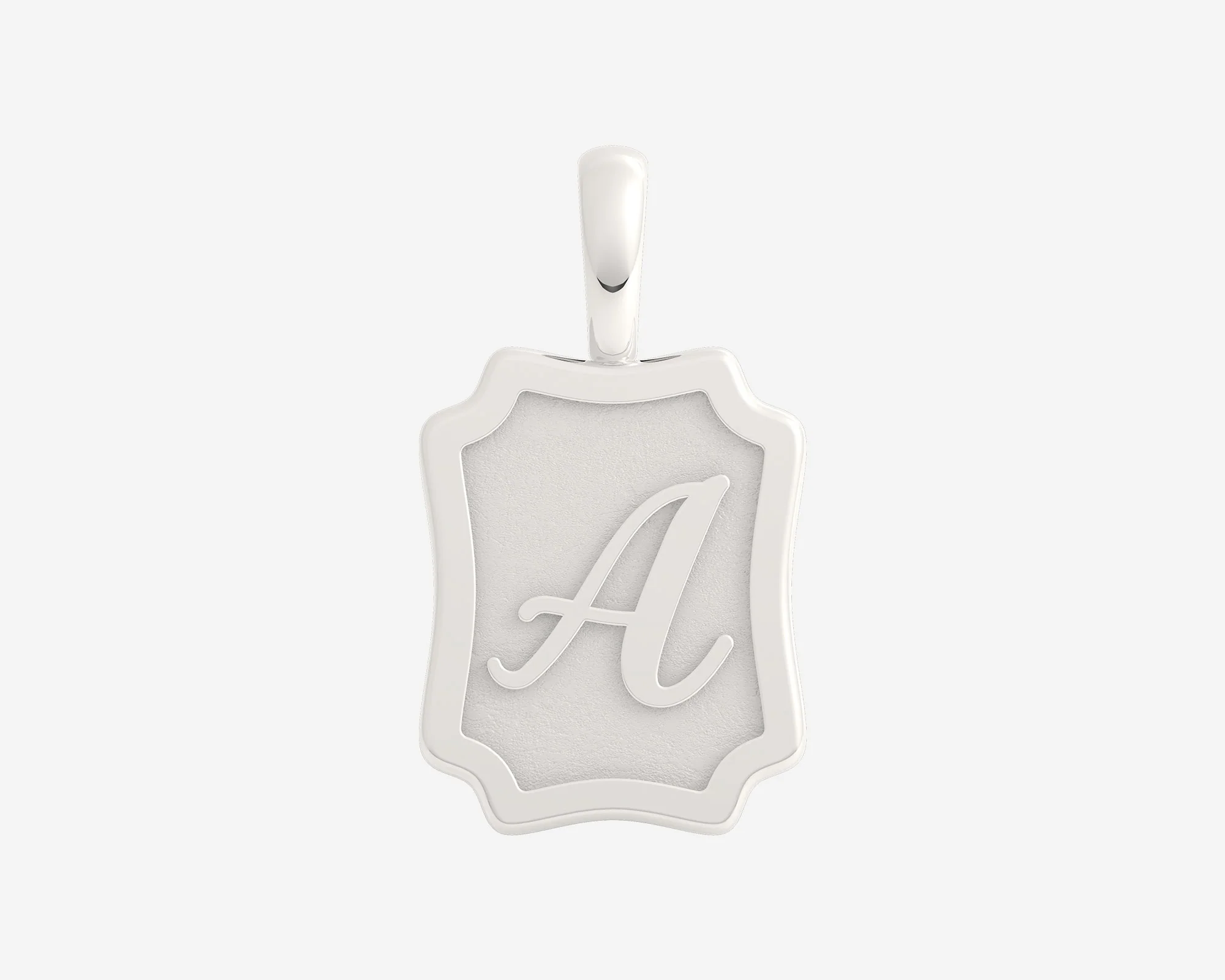 The Large Portrait Initial Pendant - Image 2