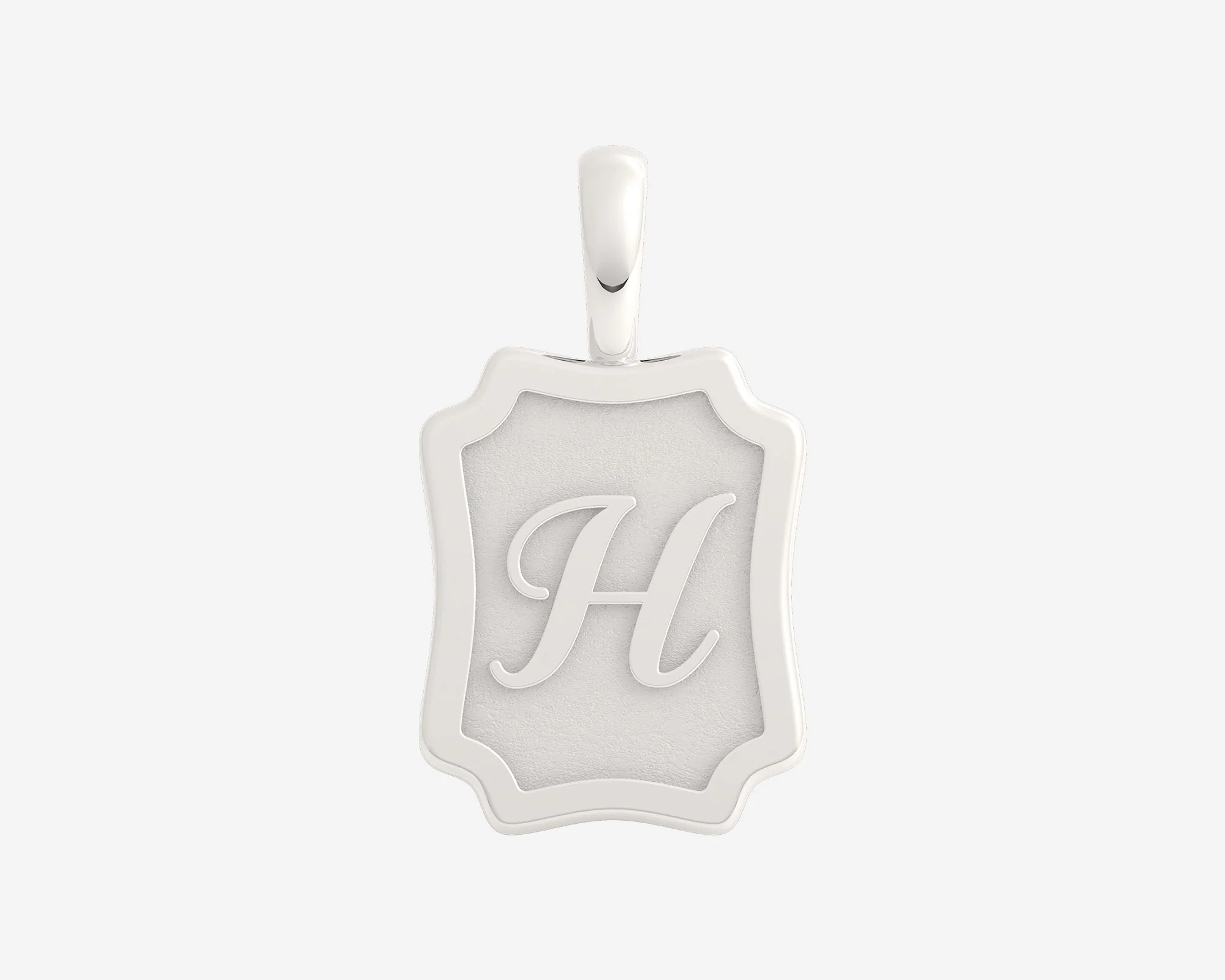 The Large Portrait Initial Pendant - Image 20