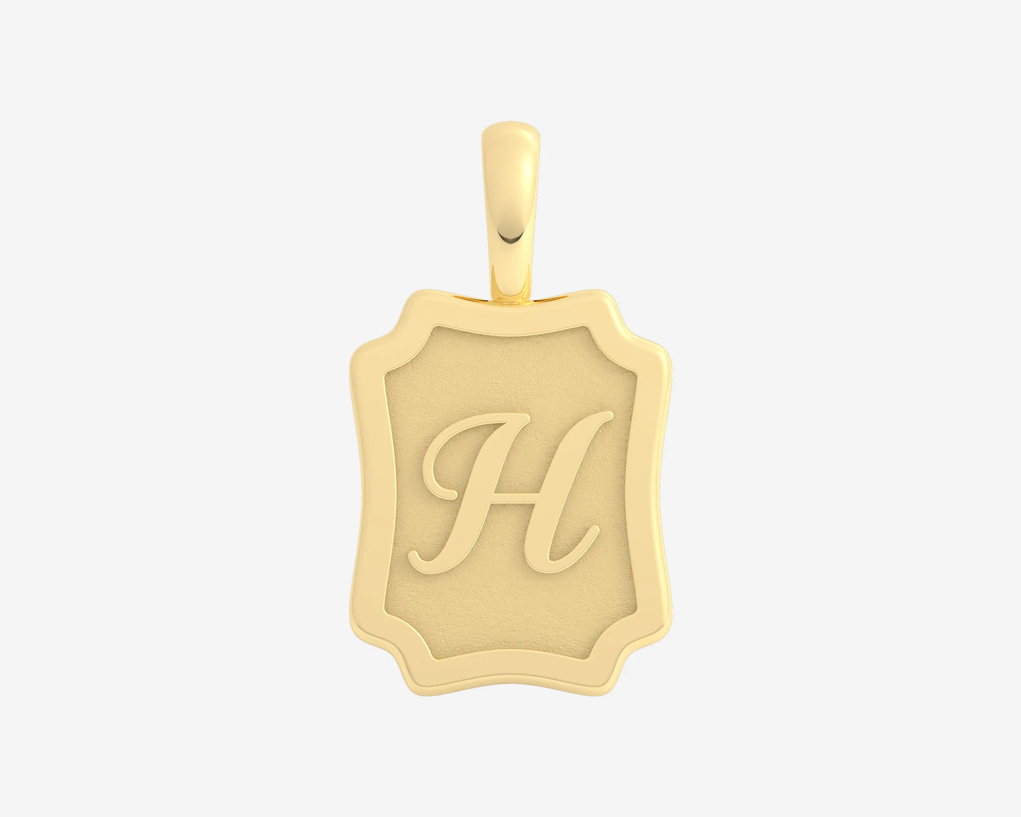 The Large Portrait Initial Pendant - Image 21