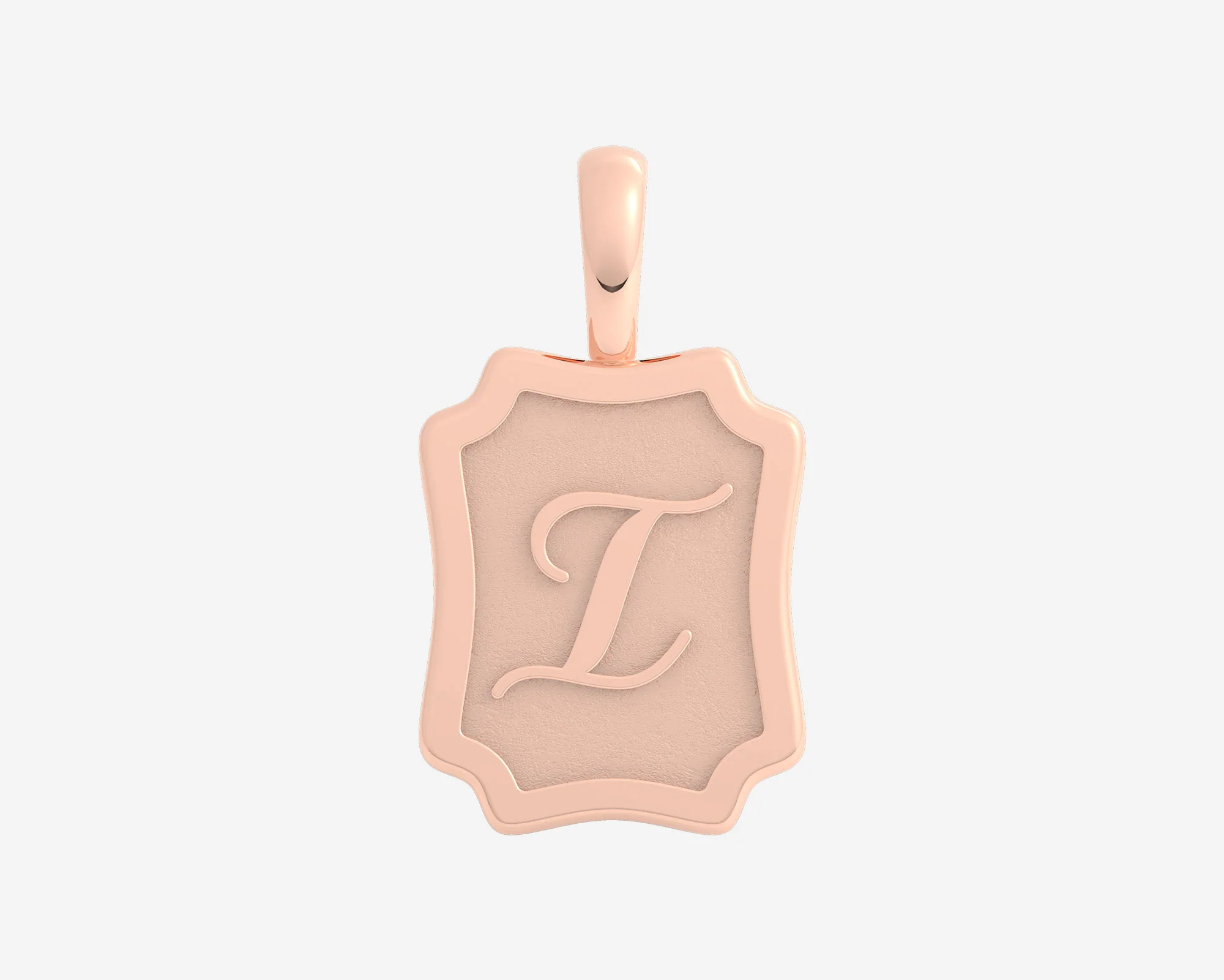 The Large Portrait Initial Pendant - Image 22
