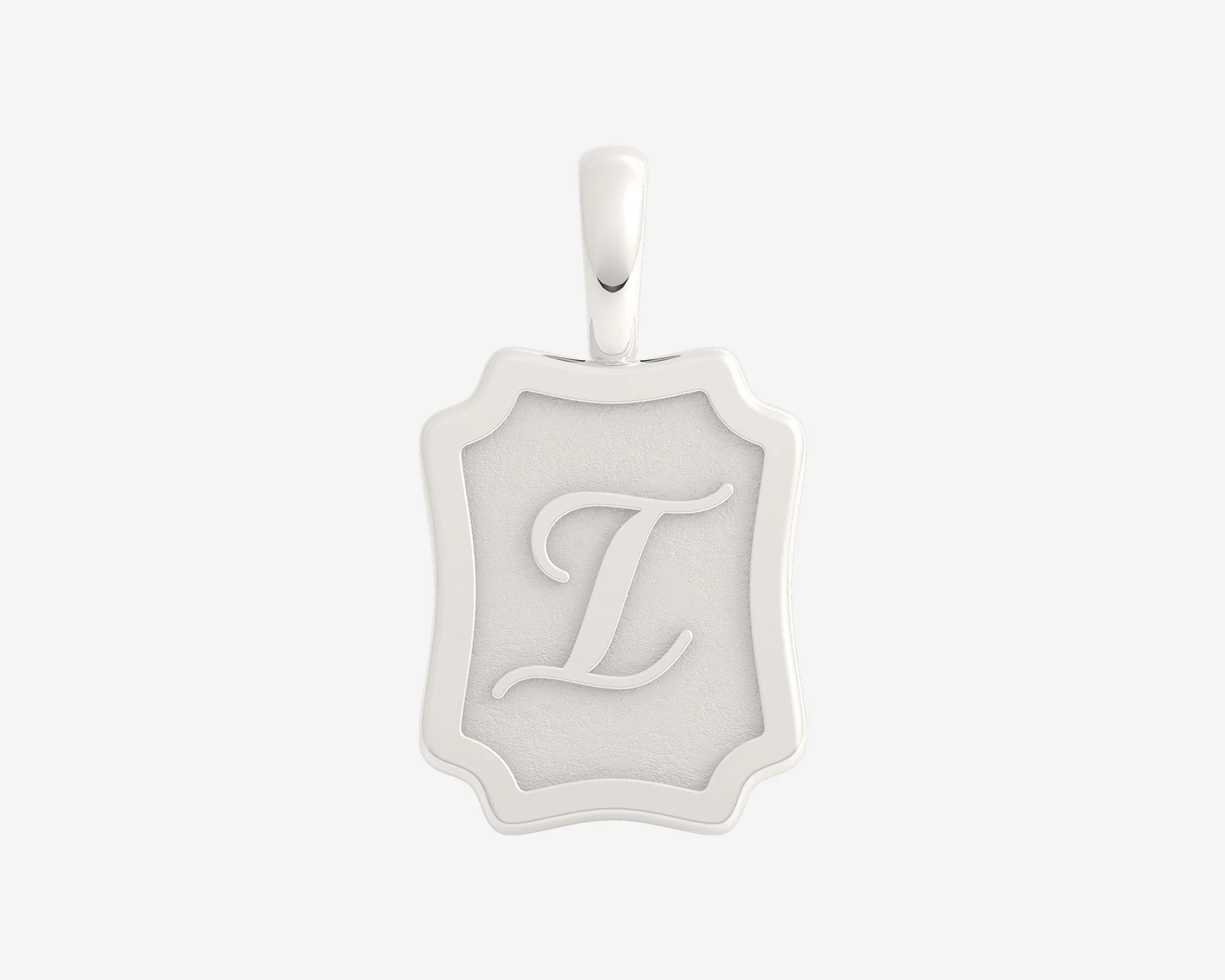 The Large Portrait Initial Pendant - Image 23