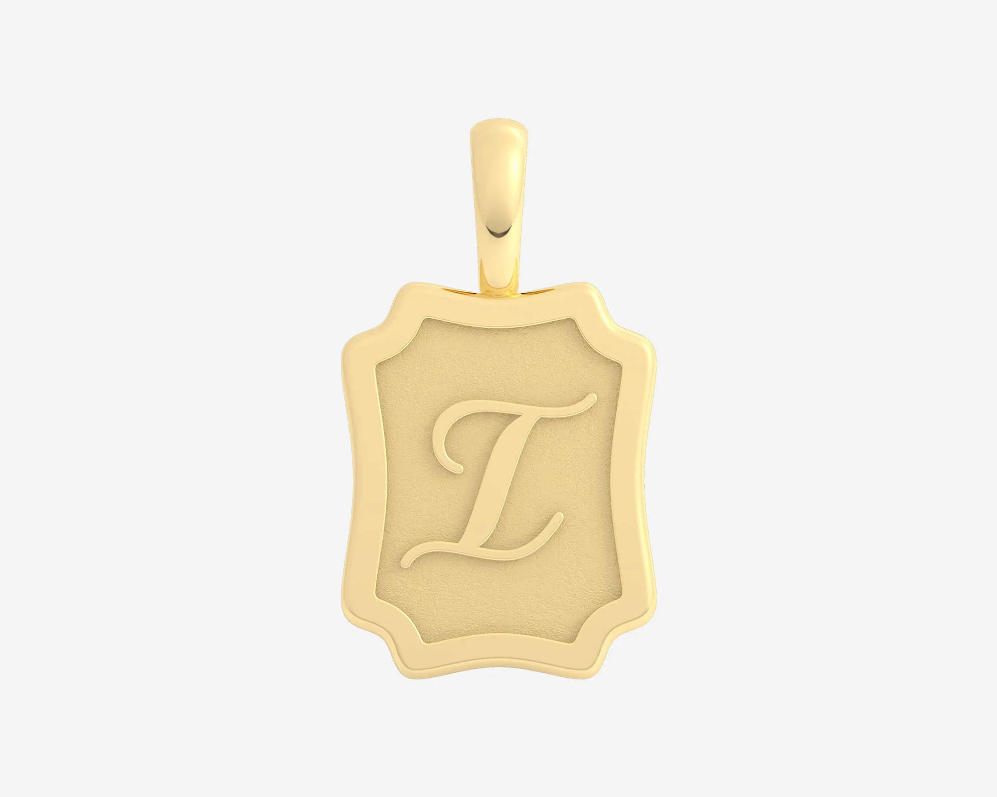 The Large Portrait Initial Pendant - Image 24