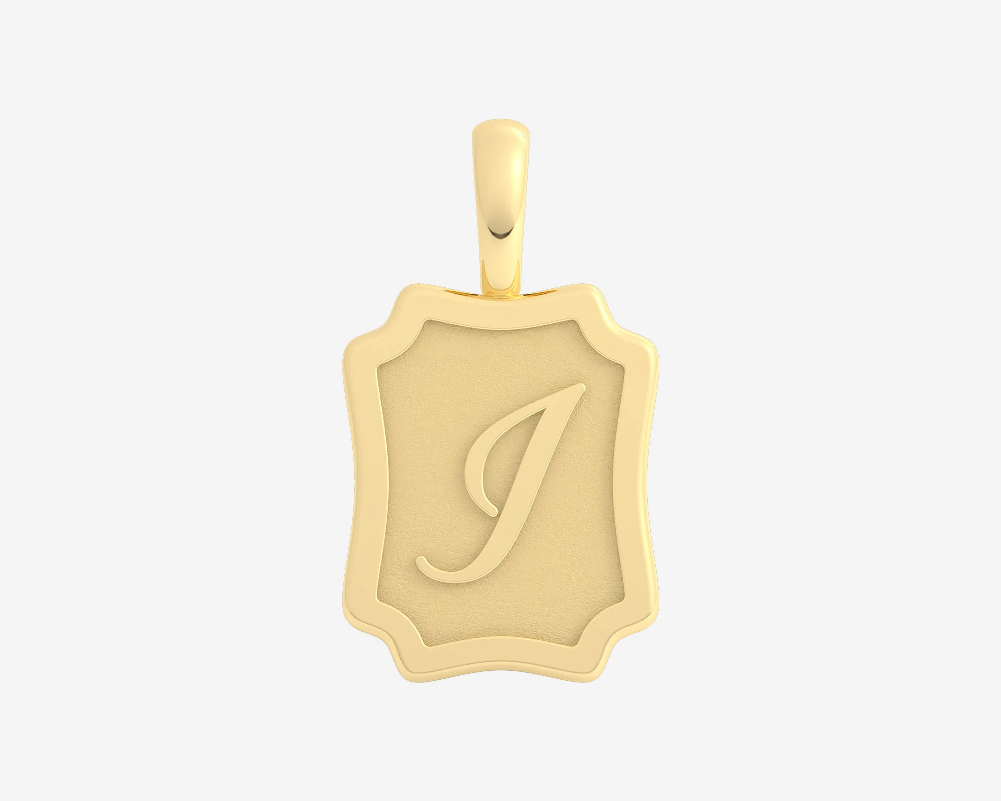 The Large Portrait Initial Pendant - Image 27