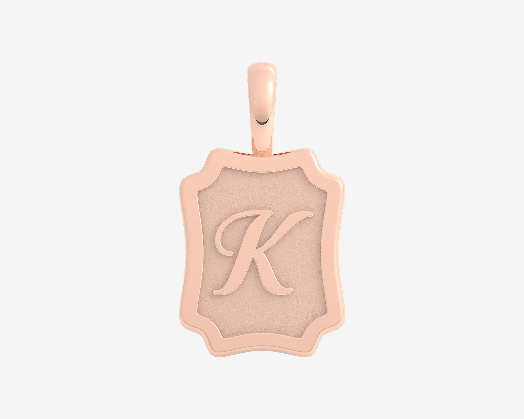 The Large Portrait Initial Pendant - Image 28