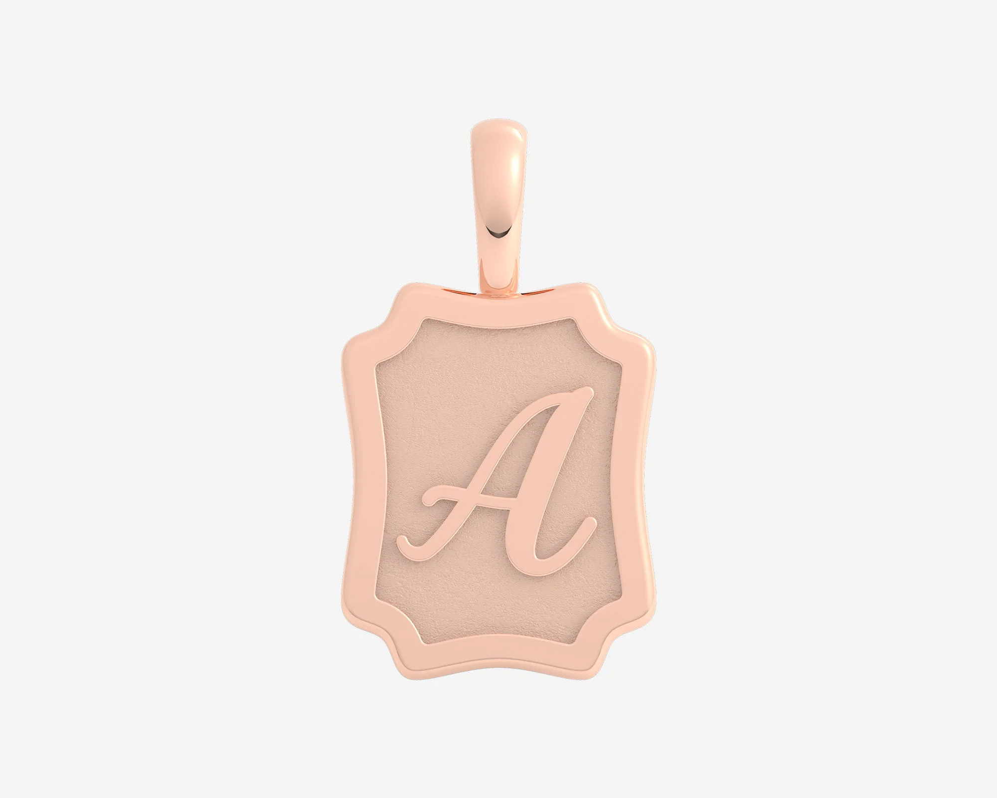 The Large Portrait Initial Pendant - Image 3