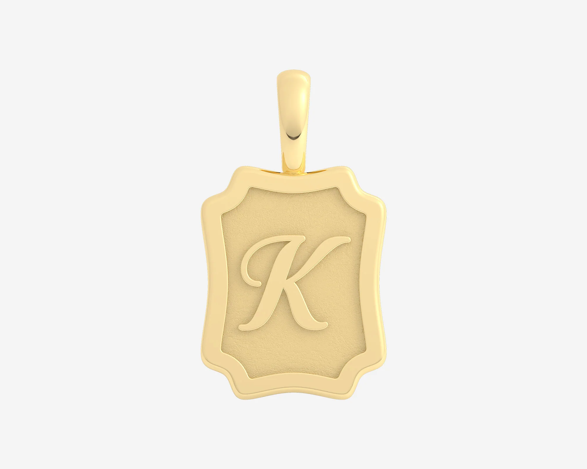 The Large Portrait Initial Pendant - Image 30