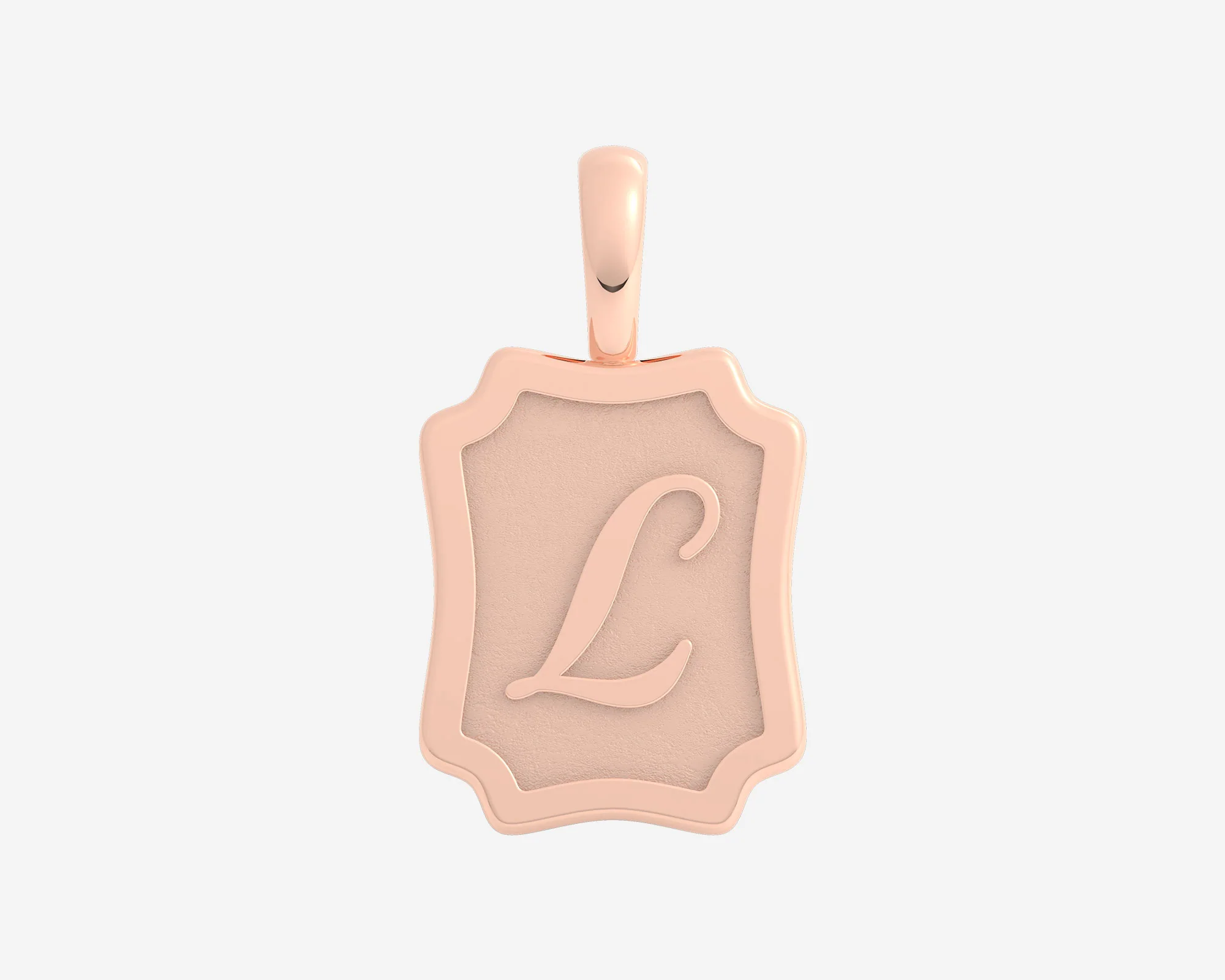 The Large Portrait Initial Pendant - Image 31