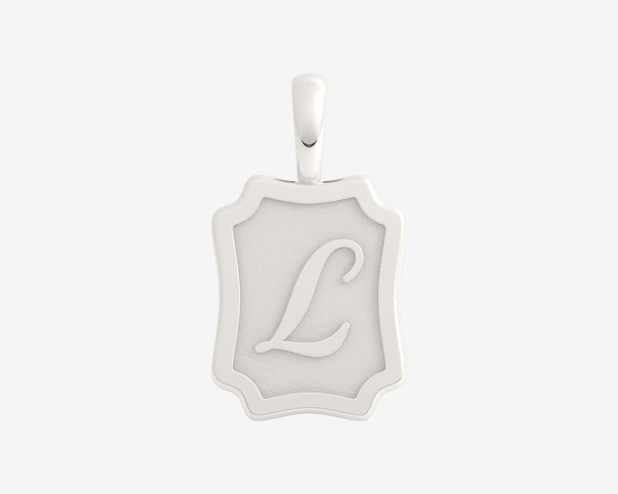 The Large Portrait Initial Pendant - Image 32