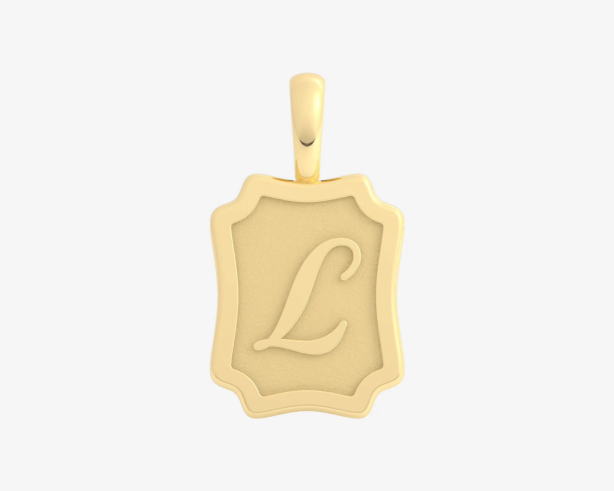 The Large Portrait Initial Pendant - Image 33