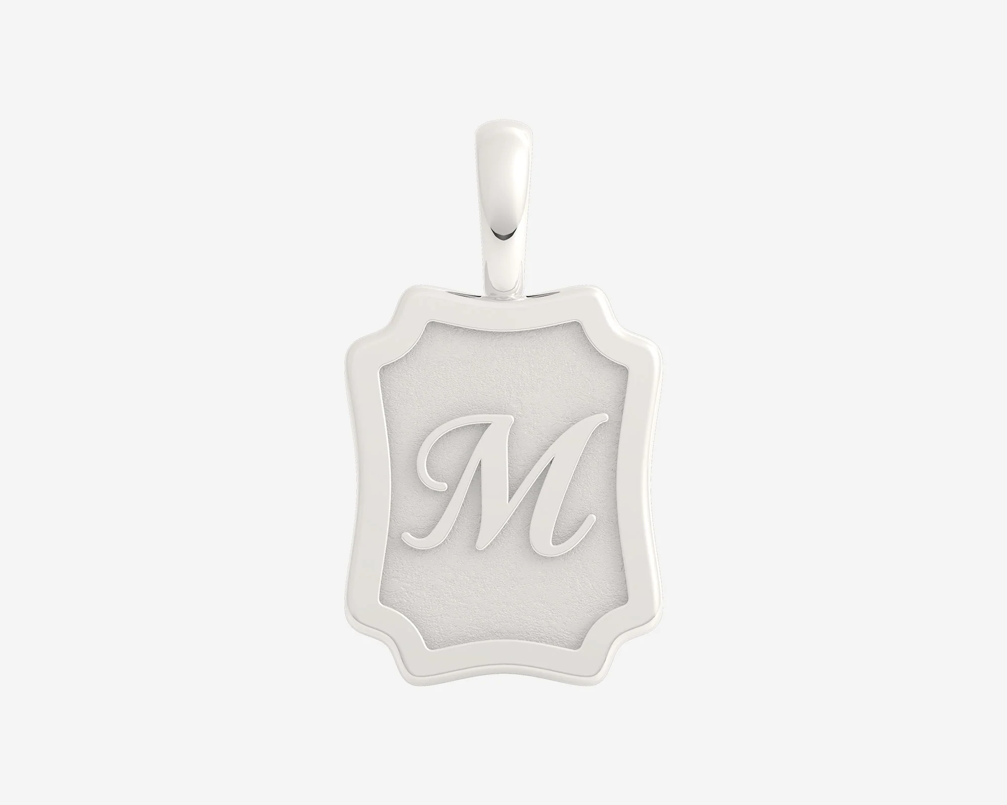The Large Portrait Initial Pendant - Image 35