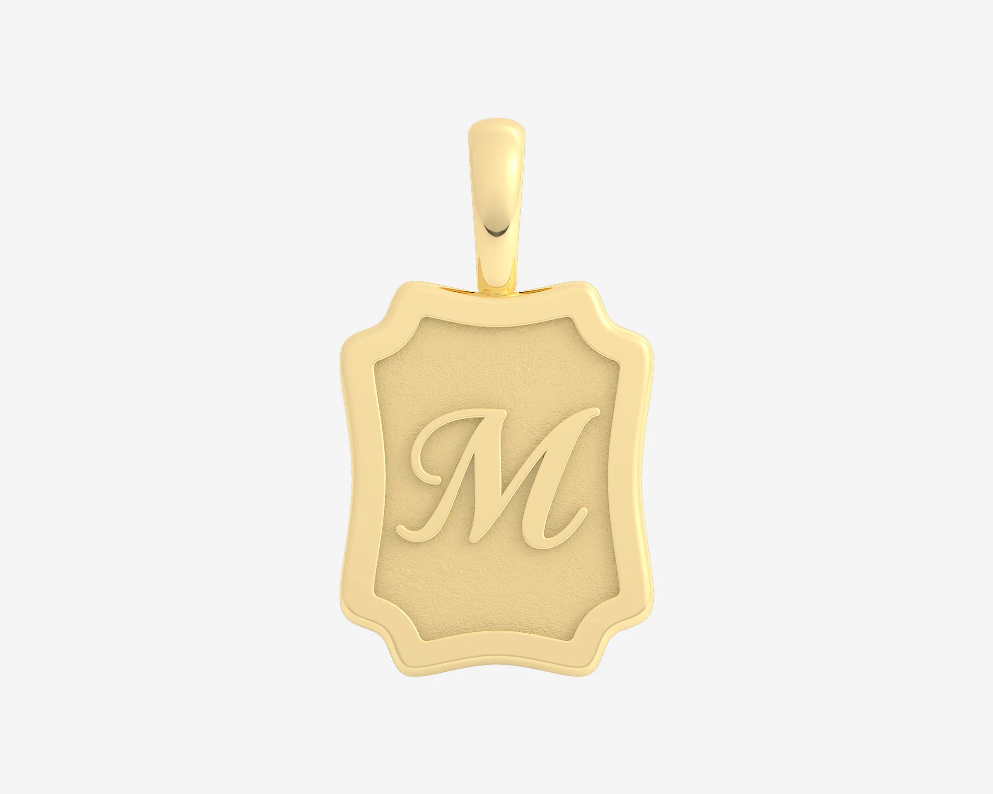 The Large Portrait Initial Pendant - Image 36