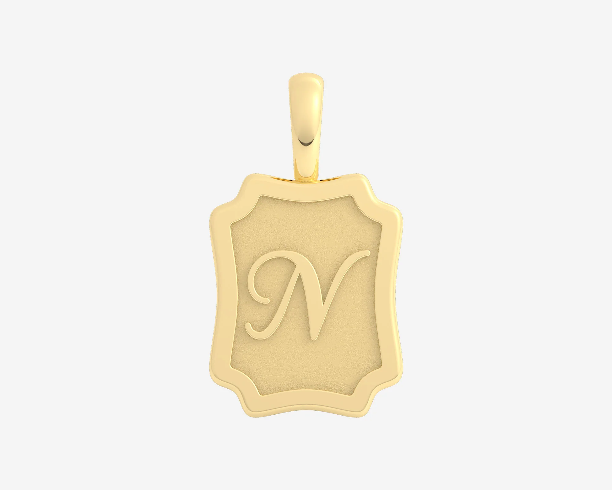 The Large Portrait Initial Pendant - Image 39