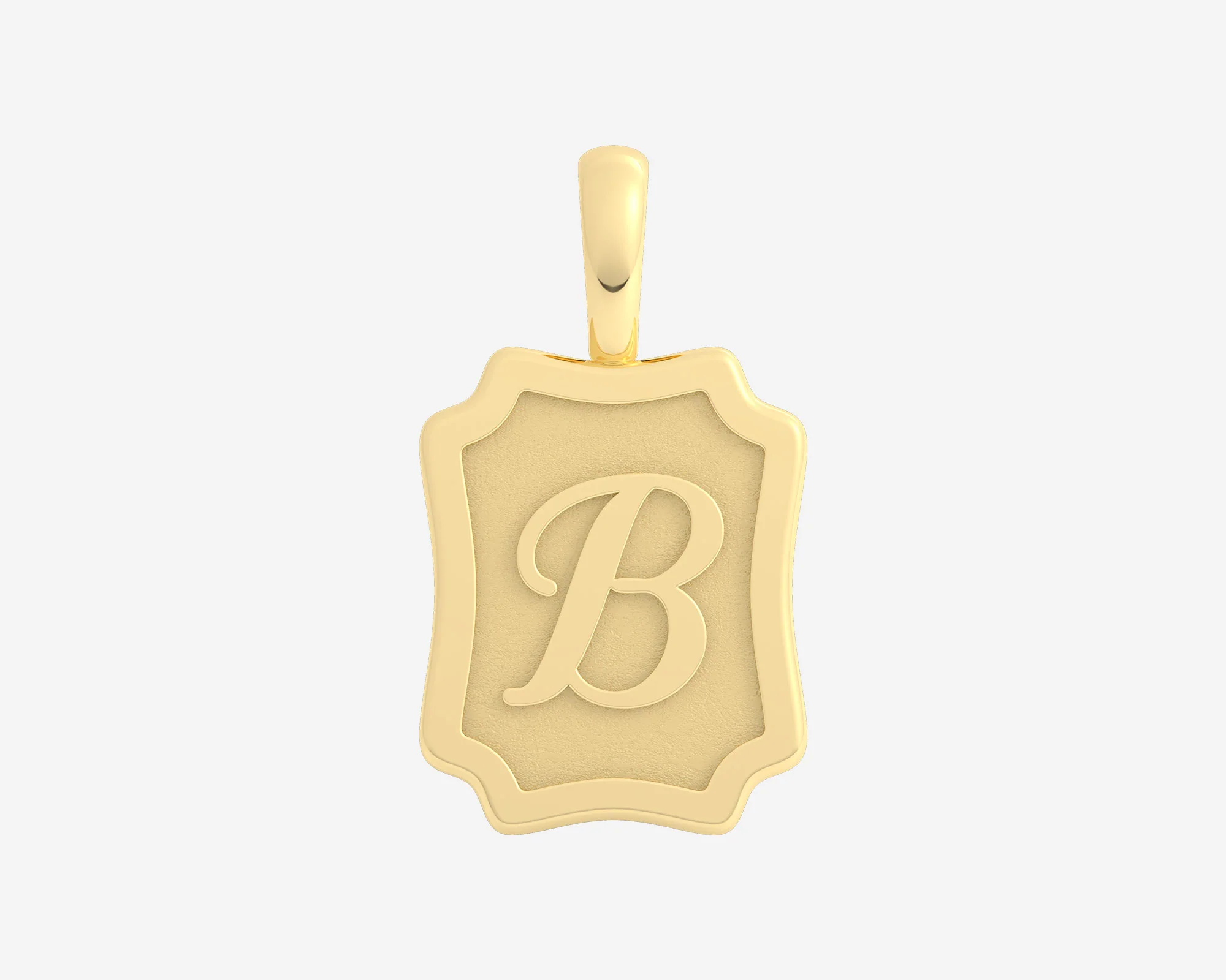 The Large Portrait Initial Pendant - Image 4