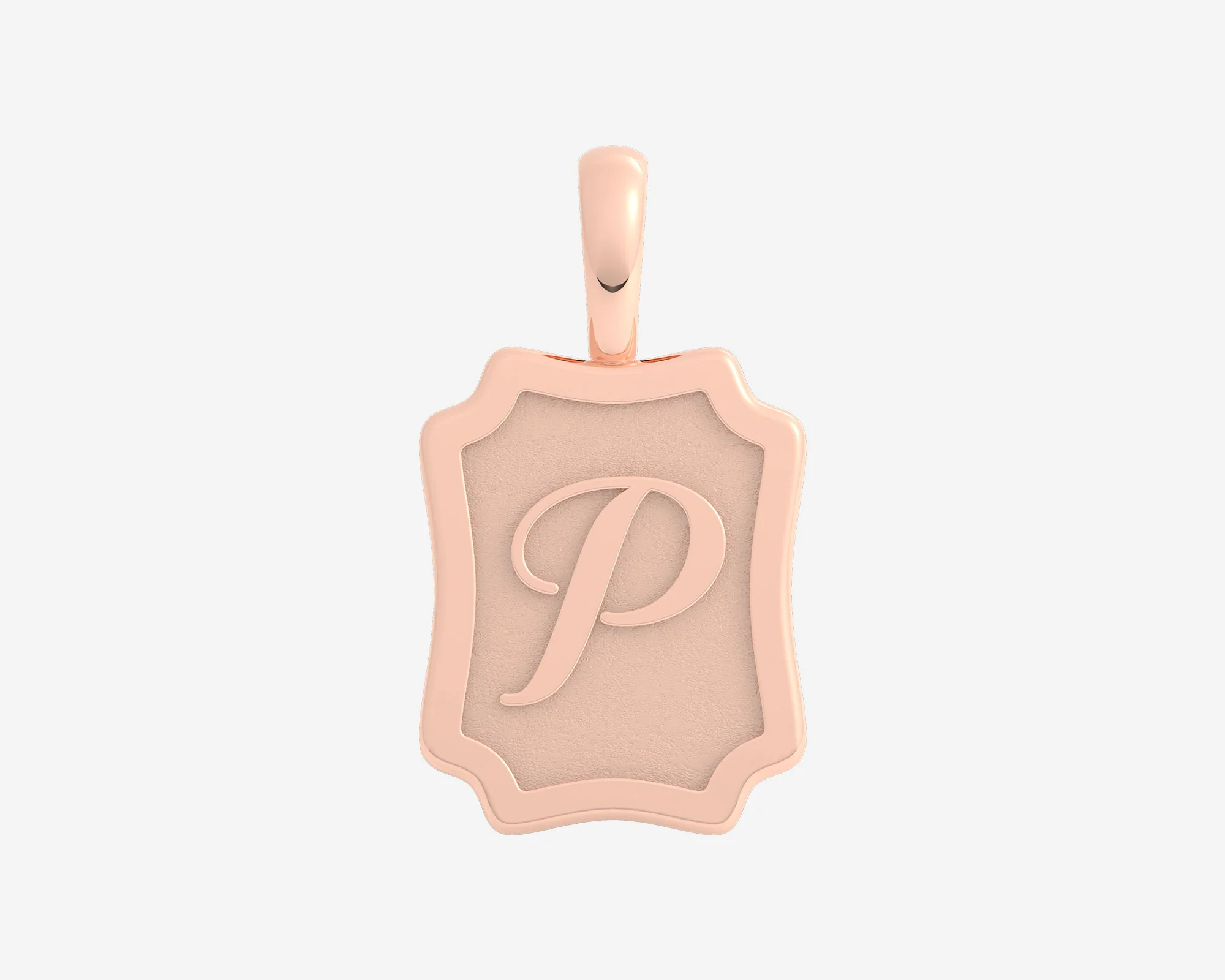 The Large Portrait Initial Pendant - Image 43