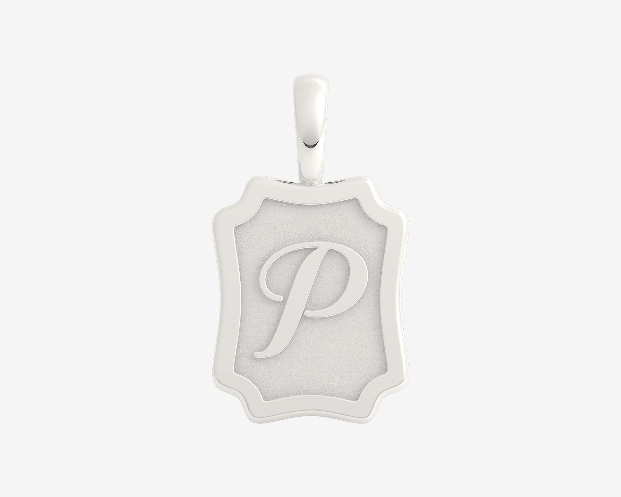 The Large Portrait Initial Pendant - Image 44