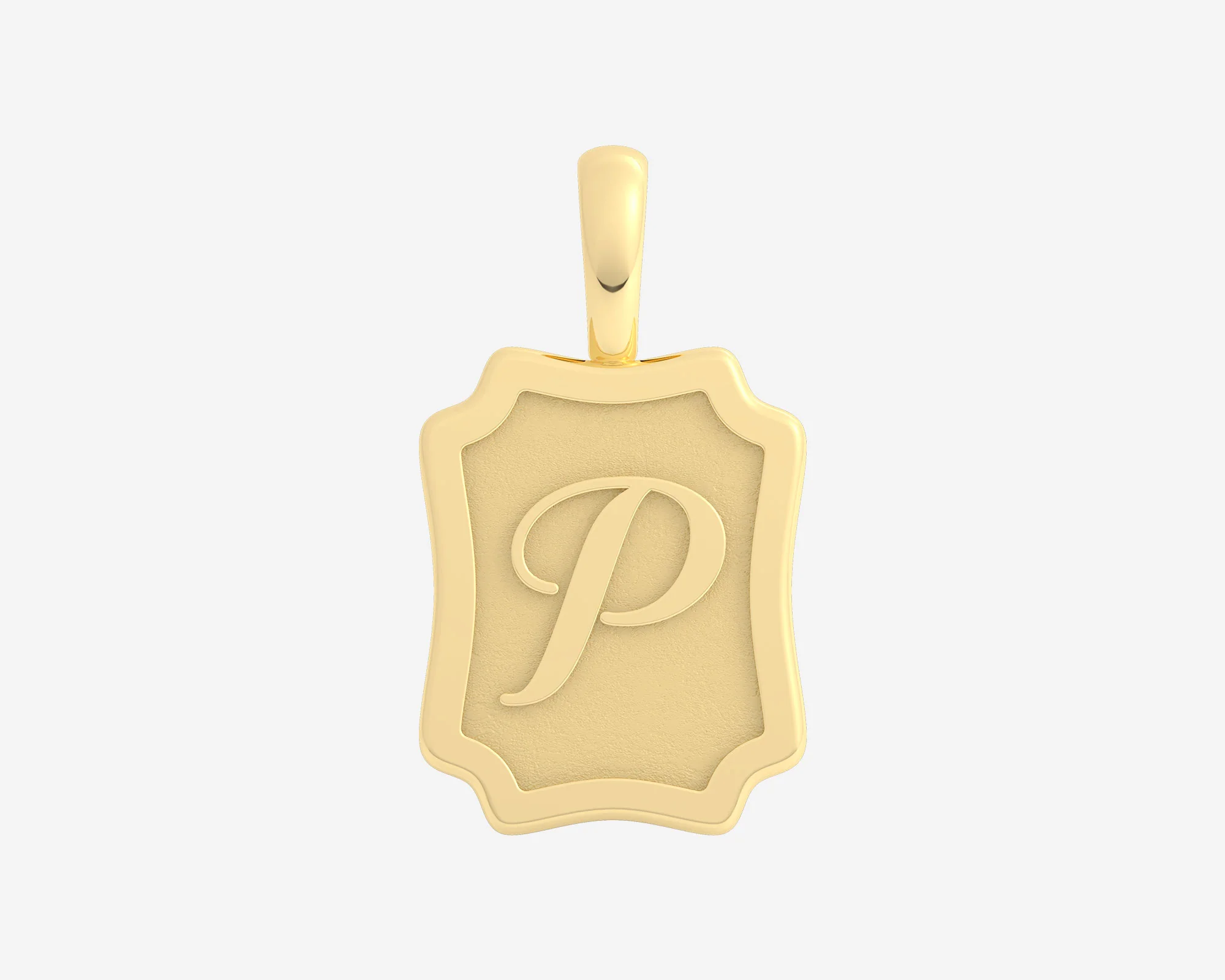 The Large Portrait Initial Pendant - Image 45
