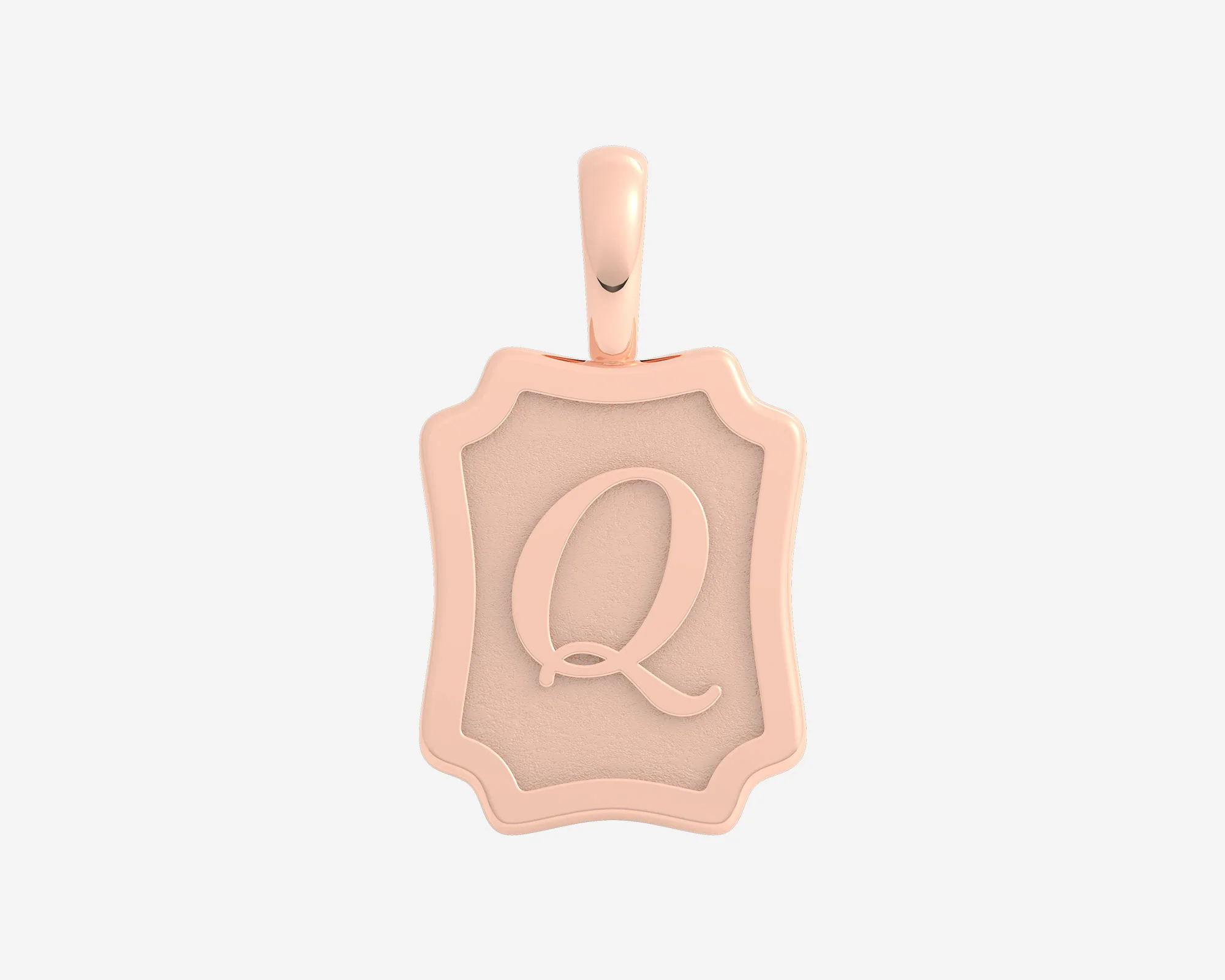 The Large Portrait Initial Pendant - Image 46