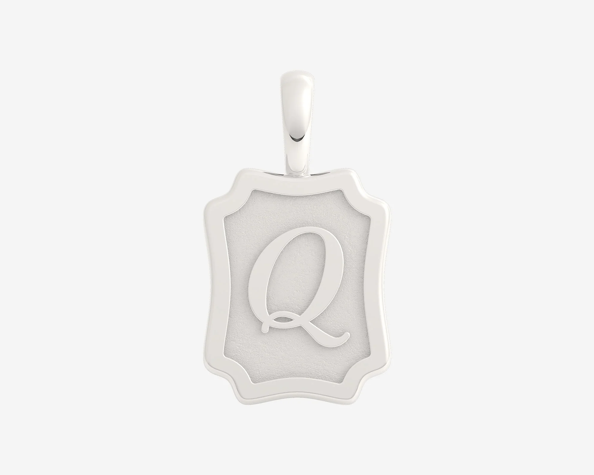 The Large Portrait Initial Pendant - Image 47