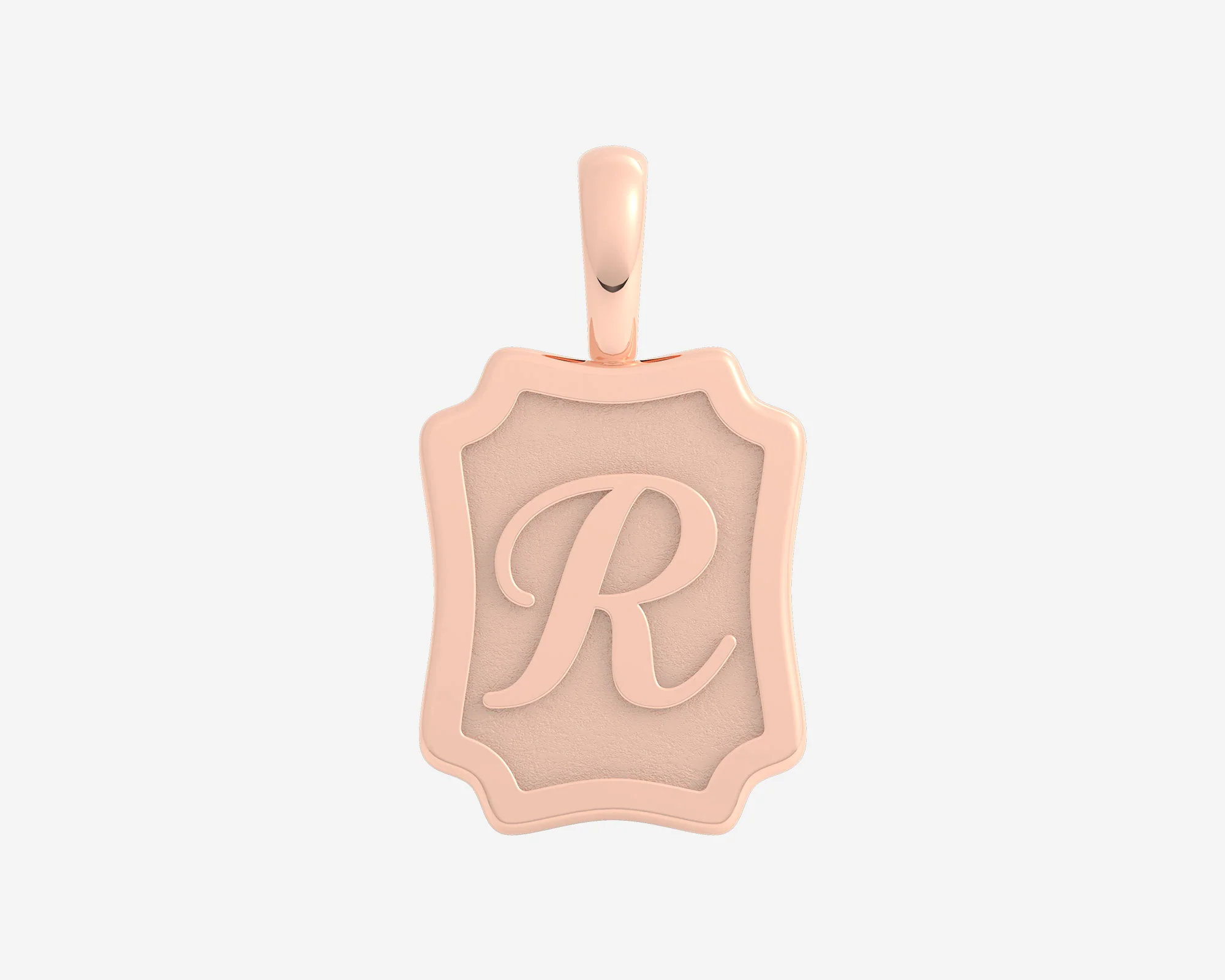 The Large Portrait Initial Pendant - Image 49