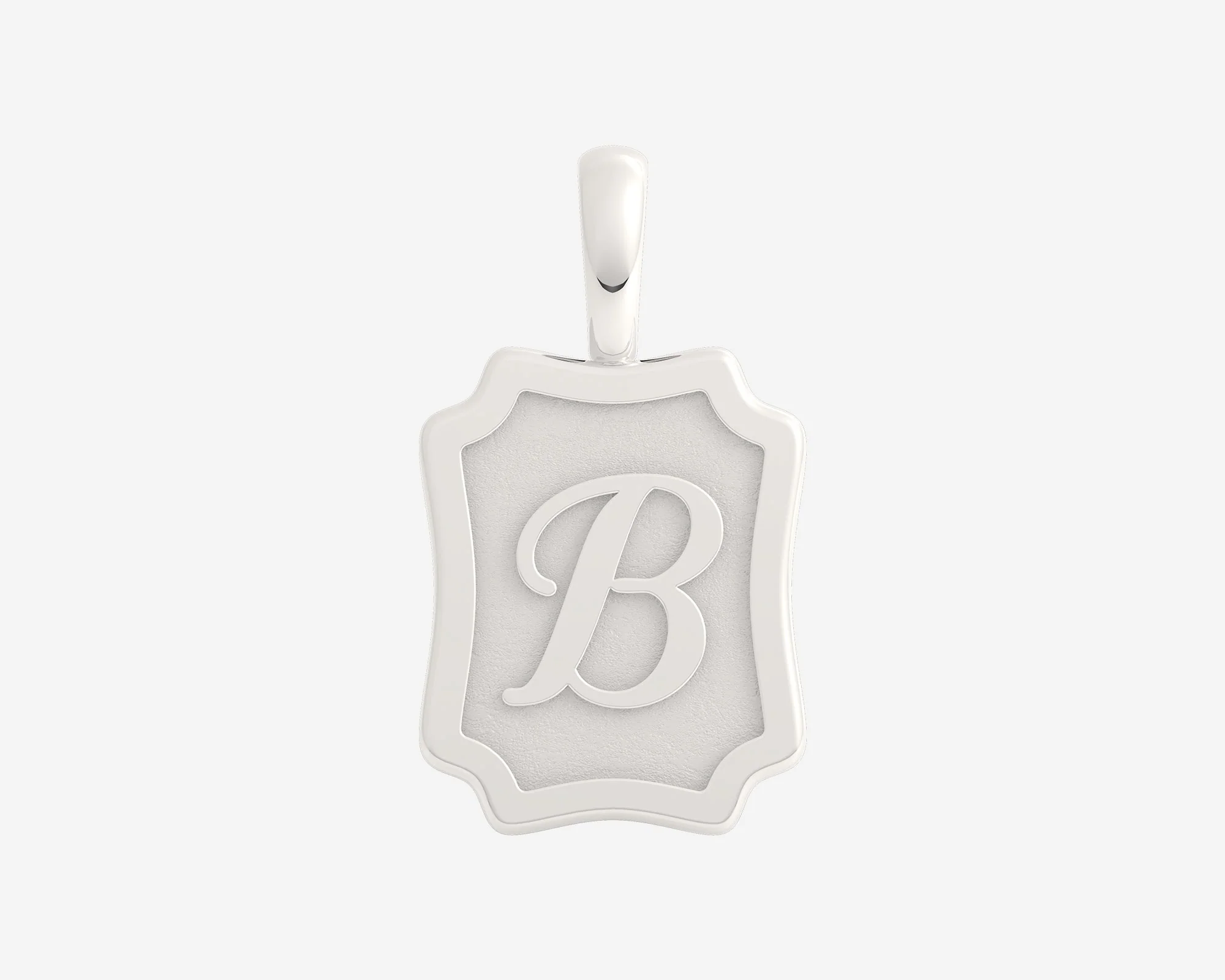 The Large Portrait Initial Pendant - Image 5