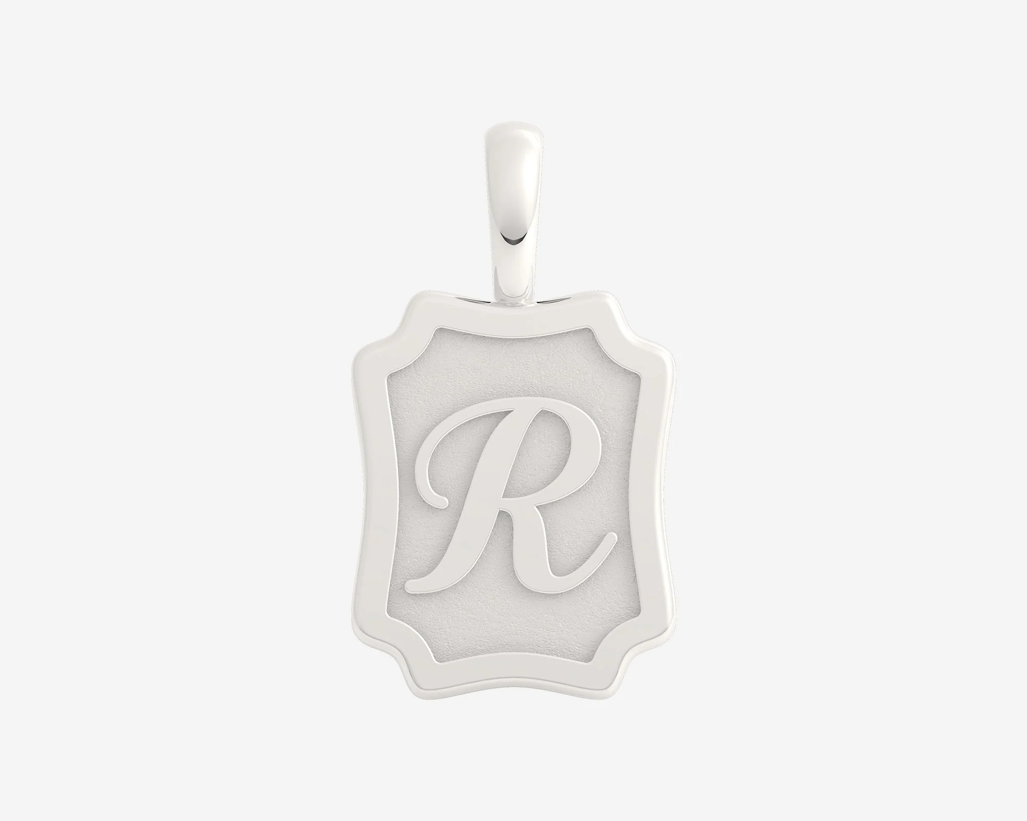The Large Portrait Initial Pendant - Image 50