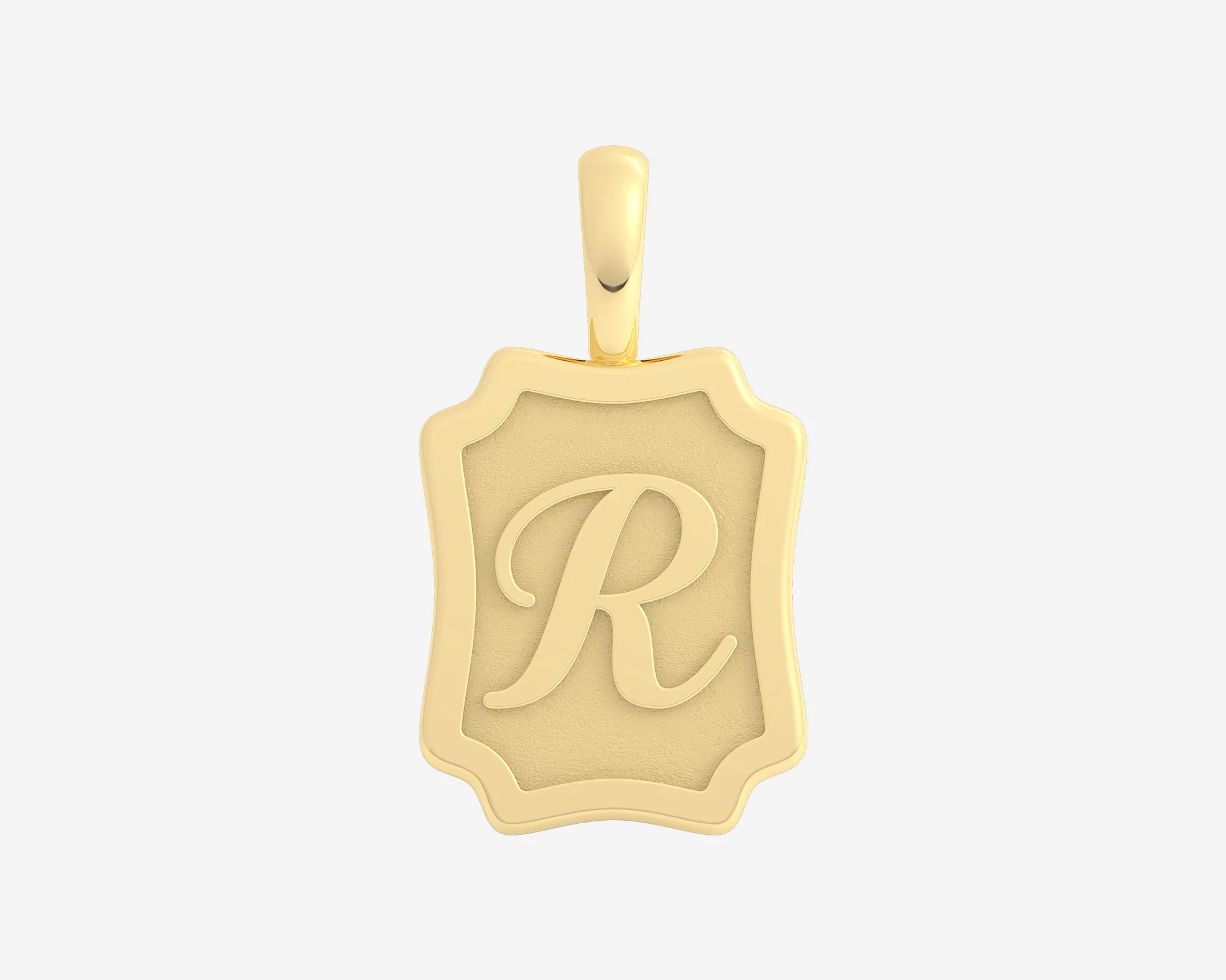 The Large Portrait Initial Pendant - Image 51