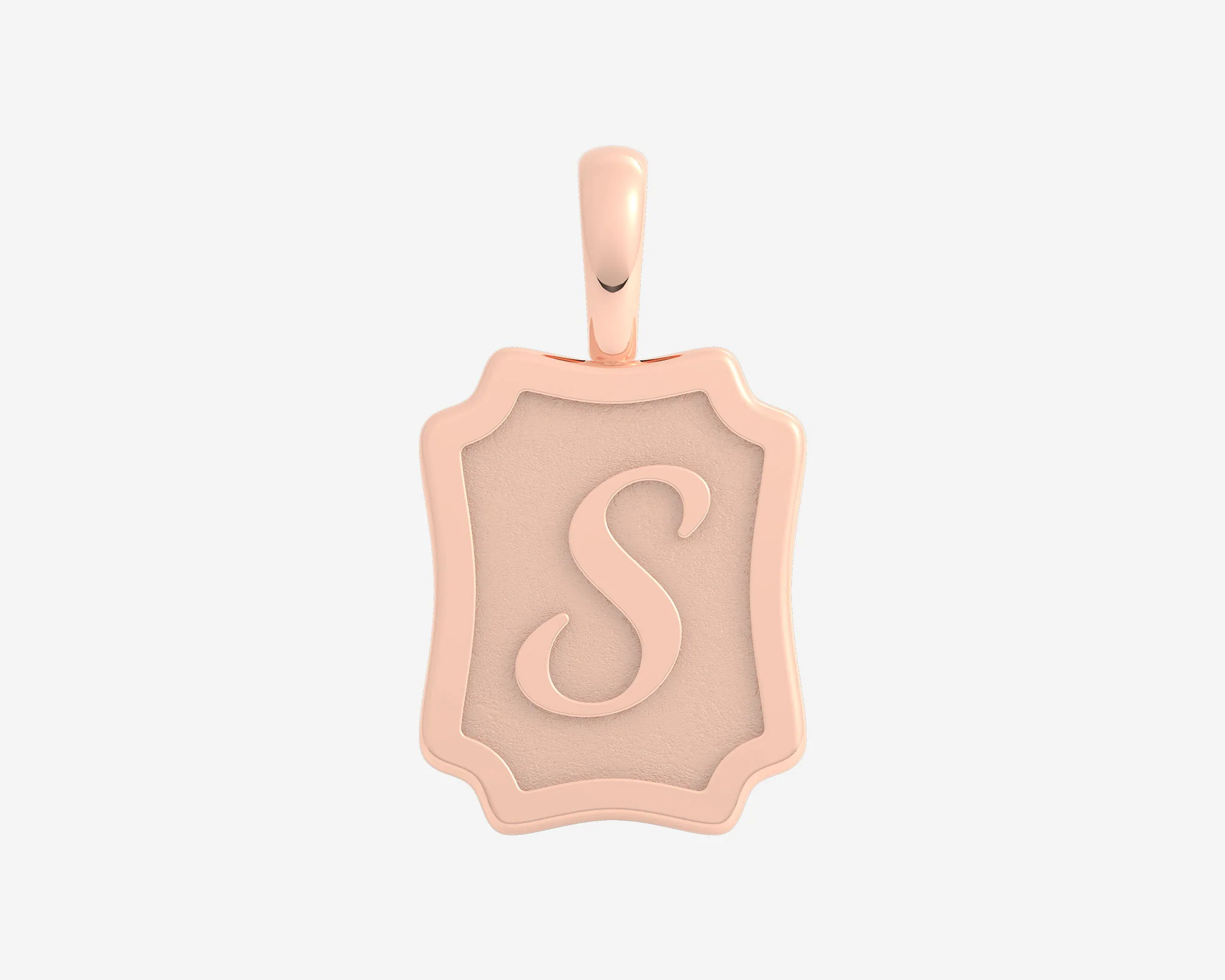 The Large Portrait Initial Pendant - Image 52