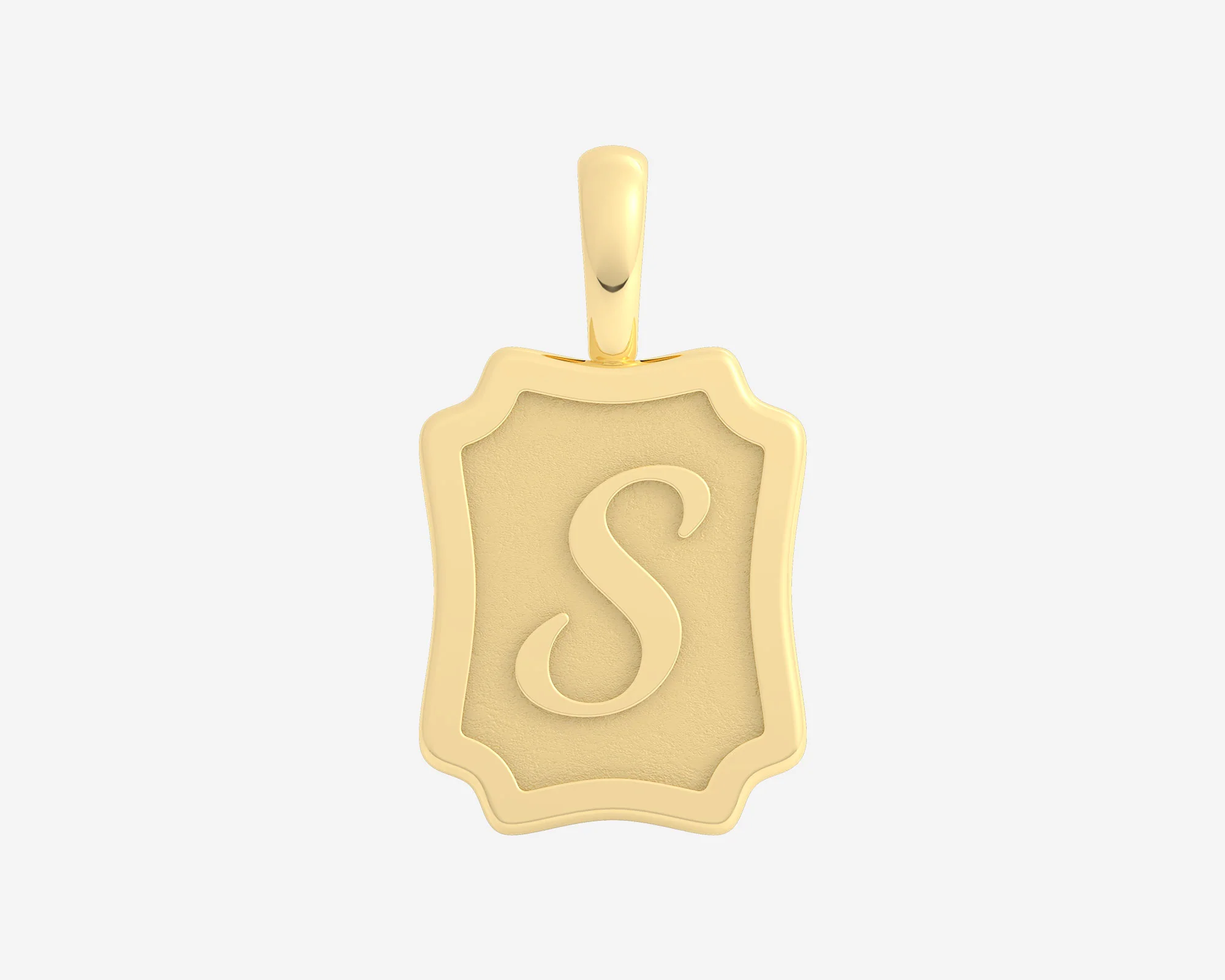 The Large Portrait Initial Pendant - Image 54