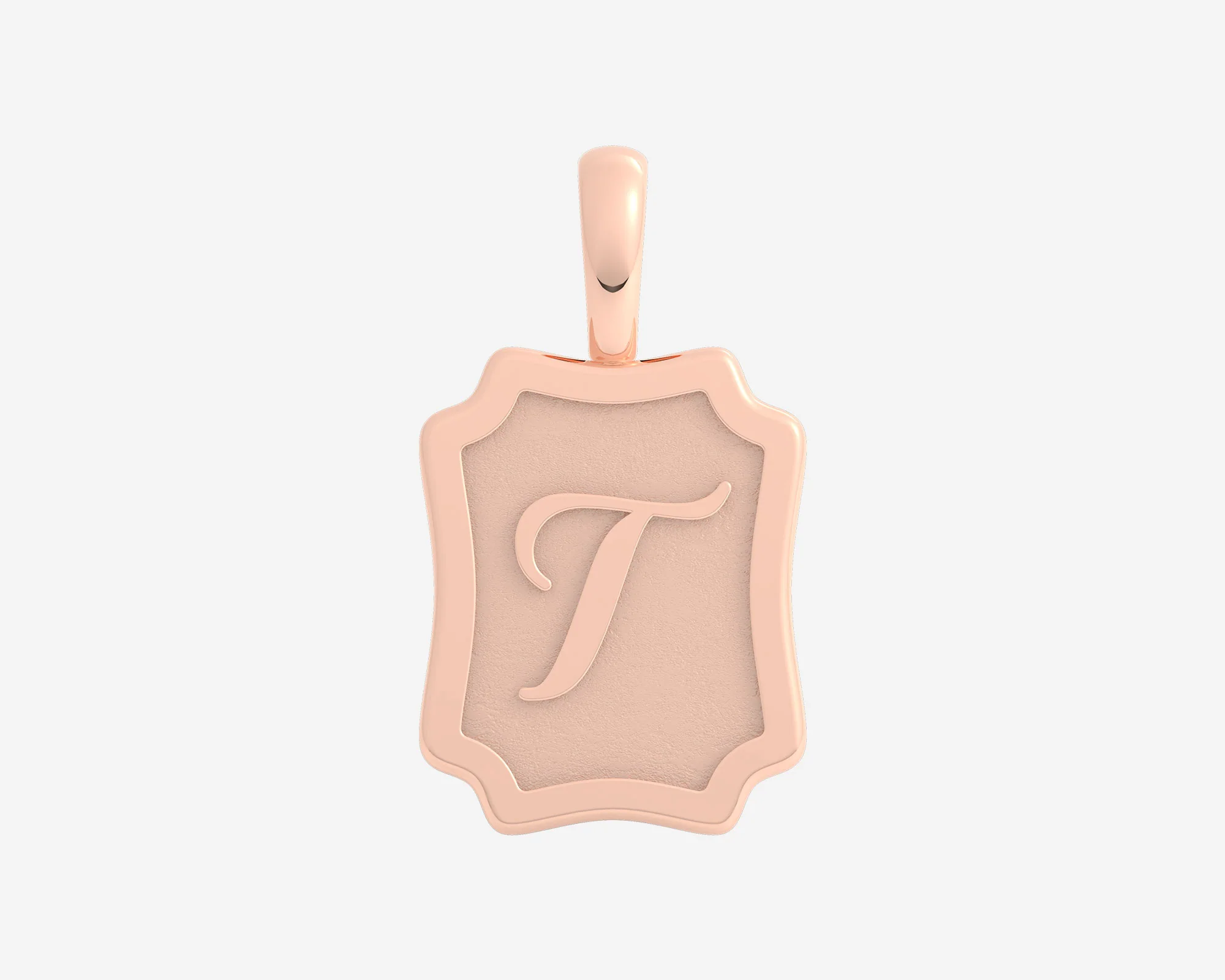 The Large Portrait Initial Pendant - Image 55