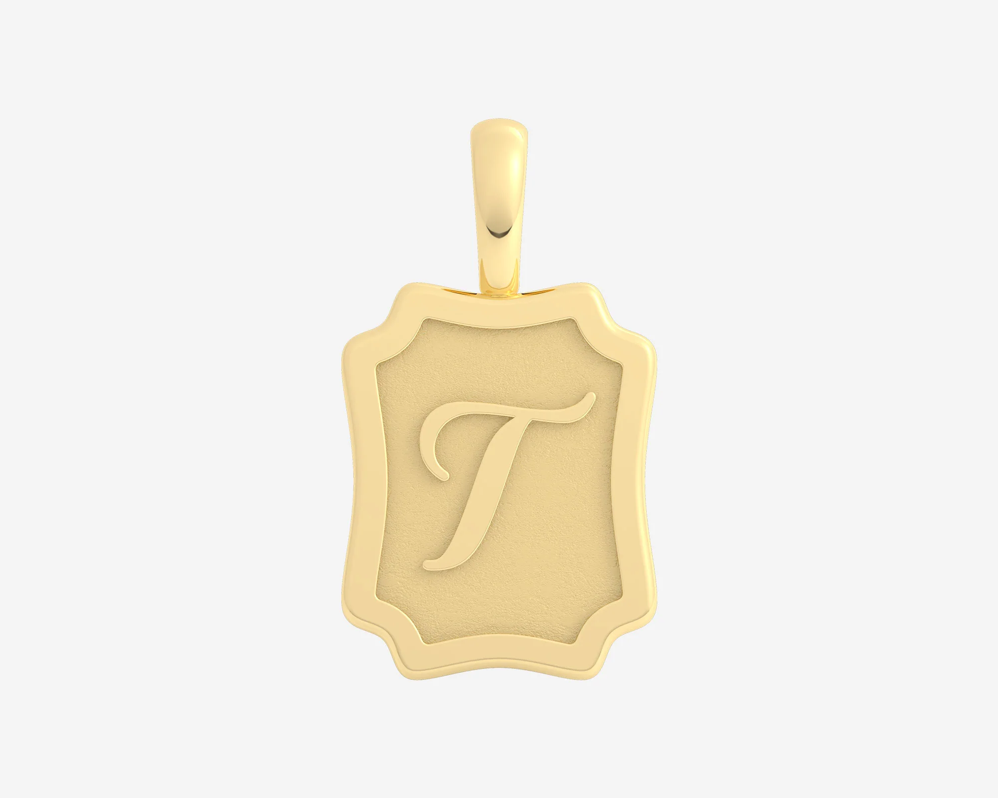 The Large Portrait Initial Pendant - Image 57