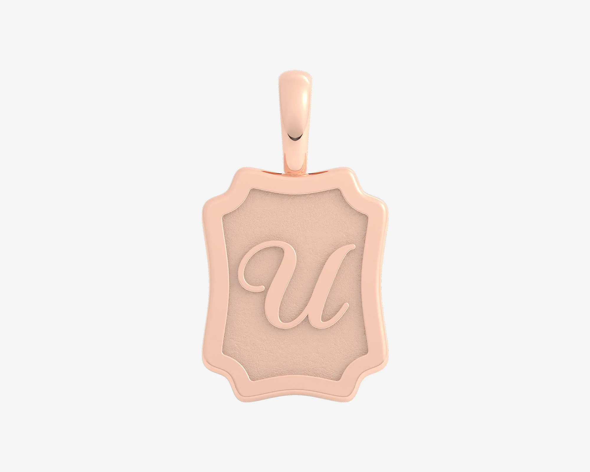 The Large Portrait Initial Pendant - Image 58