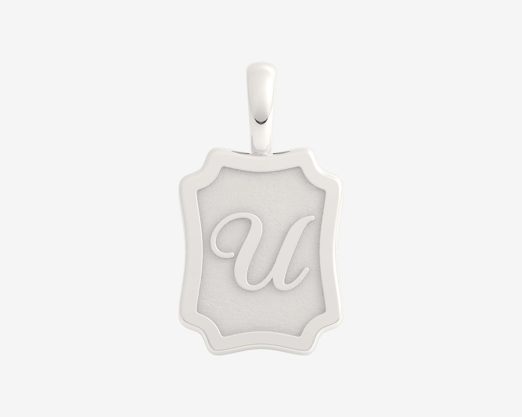 The Large Portrait Initial Pendant - Image 59