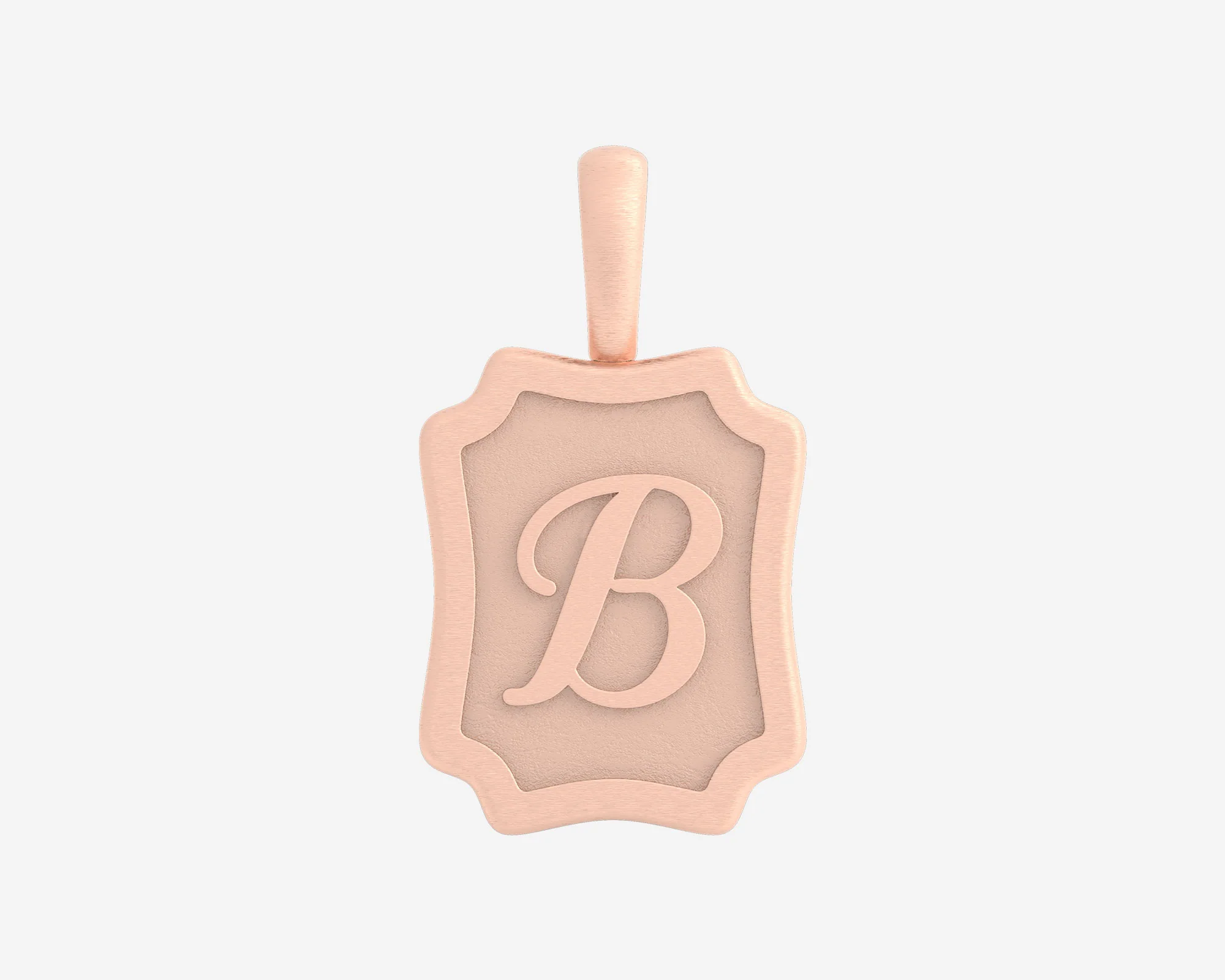 The Large Portrait Initial Pendant - Image 6