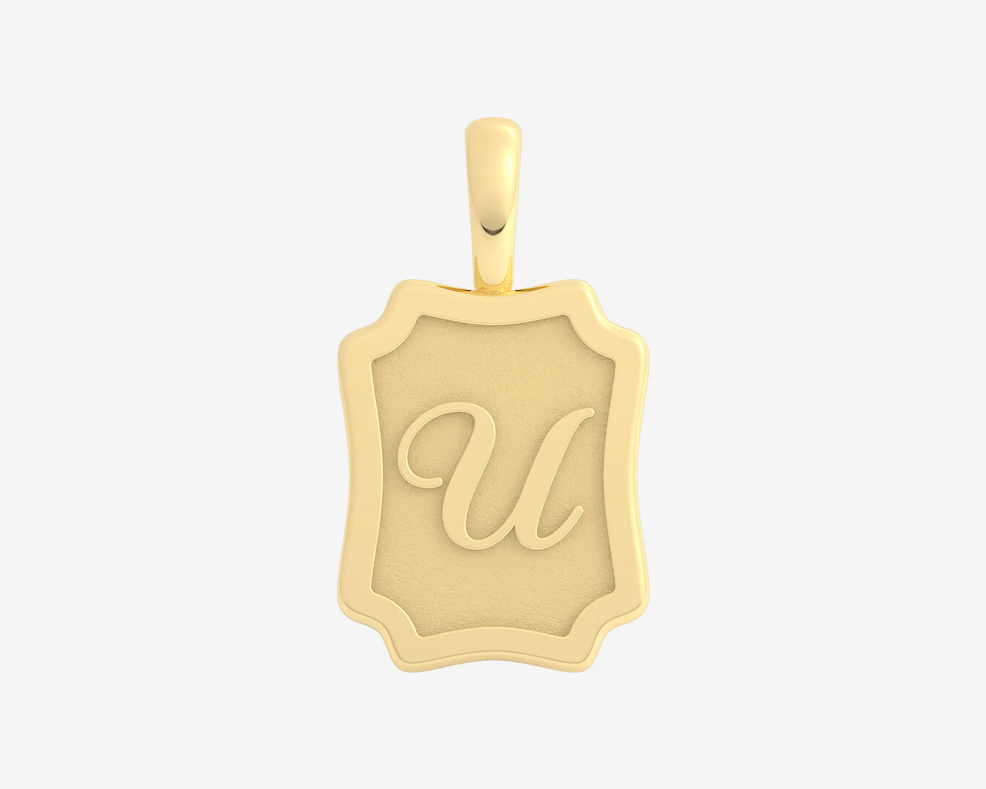 The Large Portrait Initial Pendant - Image 60