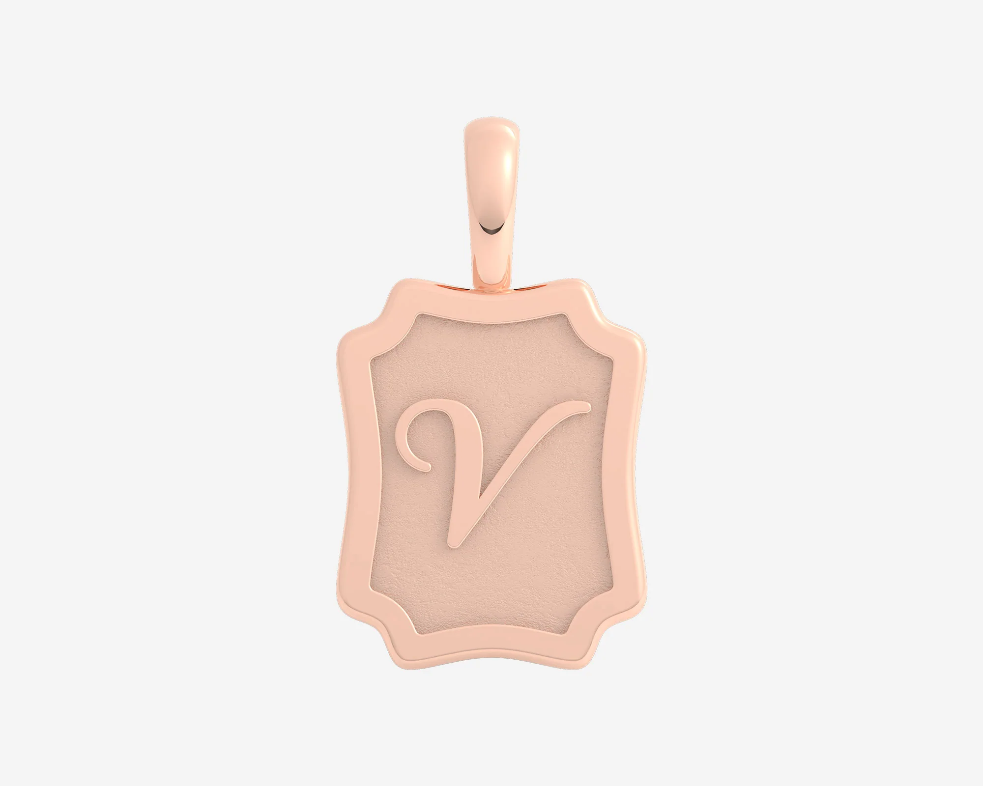 The Large Portrait Initial Pendant - Image 61
