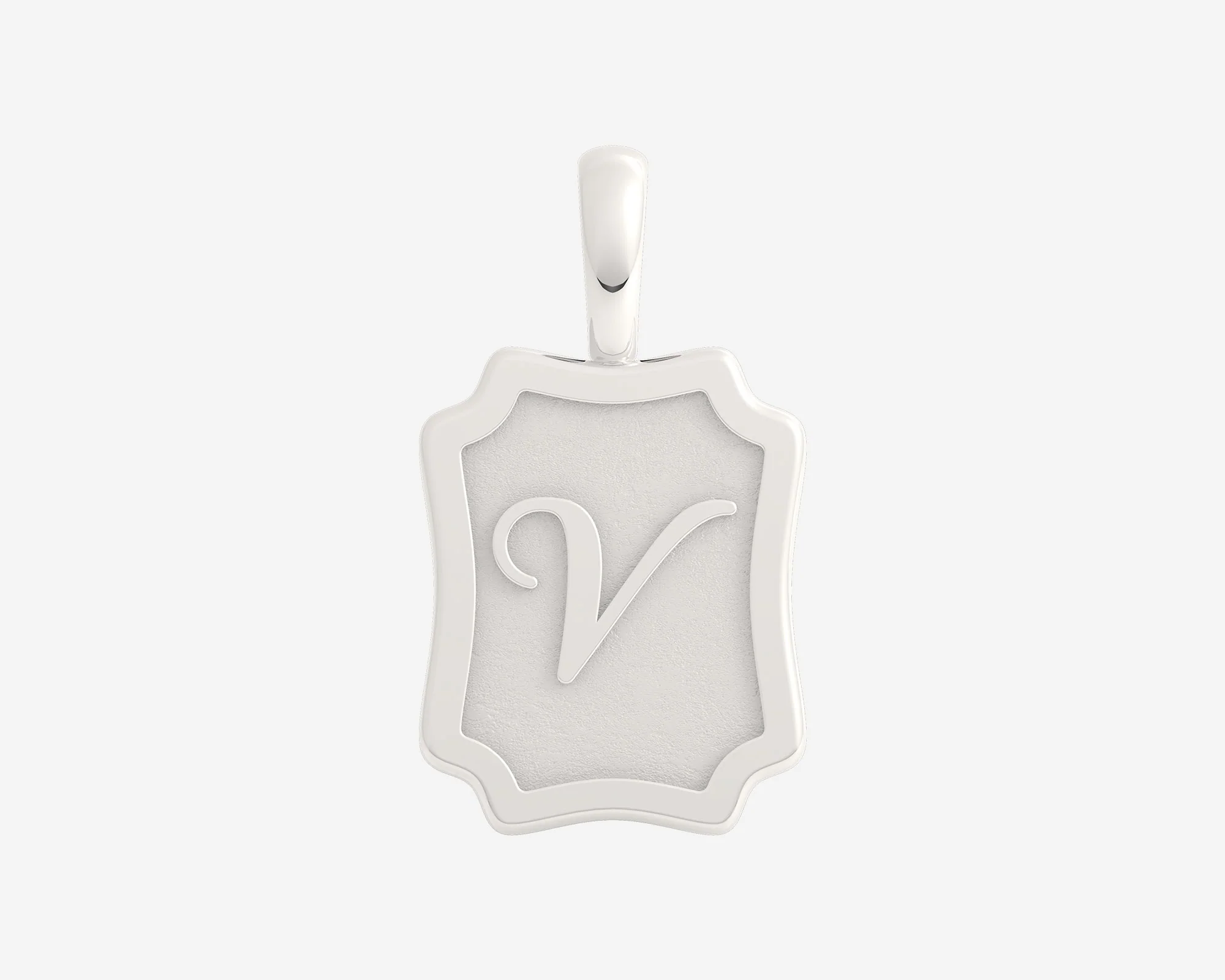 The Large Portrait Initial Pendant - Image 62