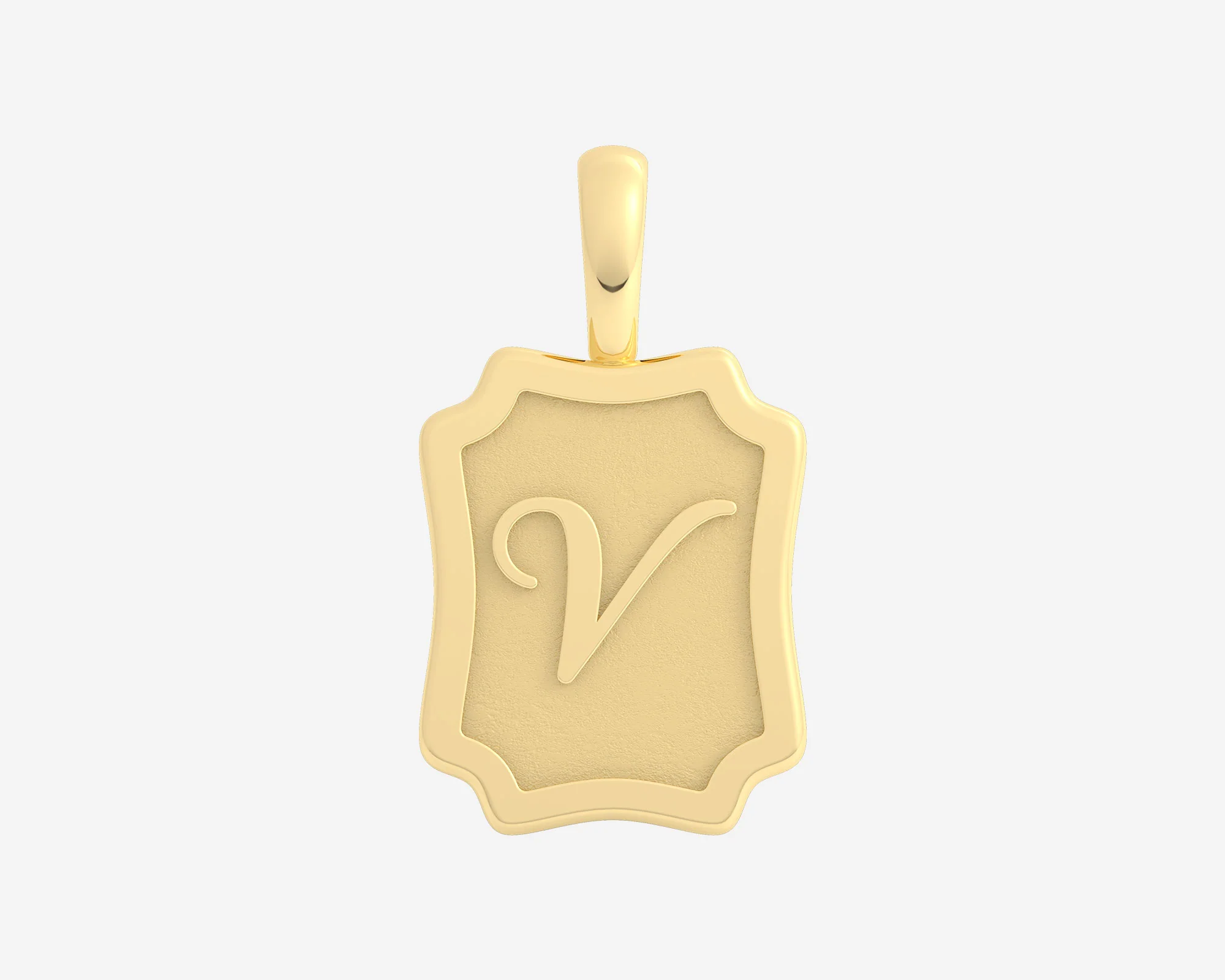 The Large Portrait Initial Pendant - Image 63