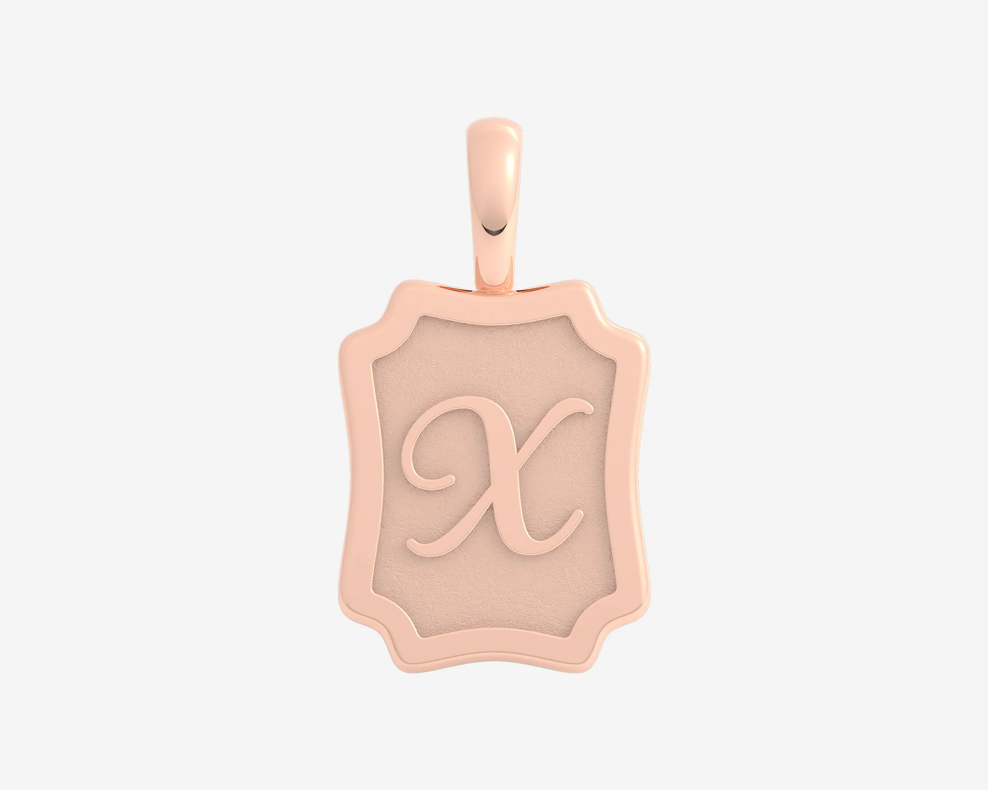 The Large Portrait Initial Pendant - Image 67
