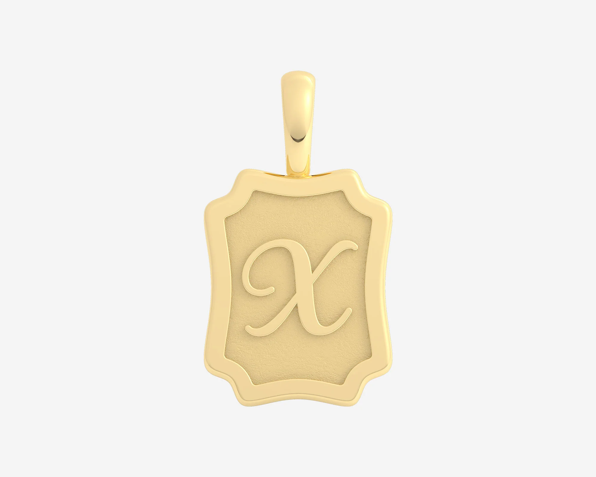 The Large Portrait Initial Pendant - Image 69